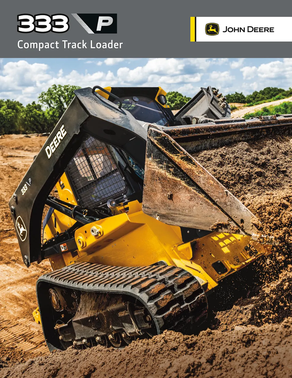 333 P-Tier Compact Track Loader Brochure cover