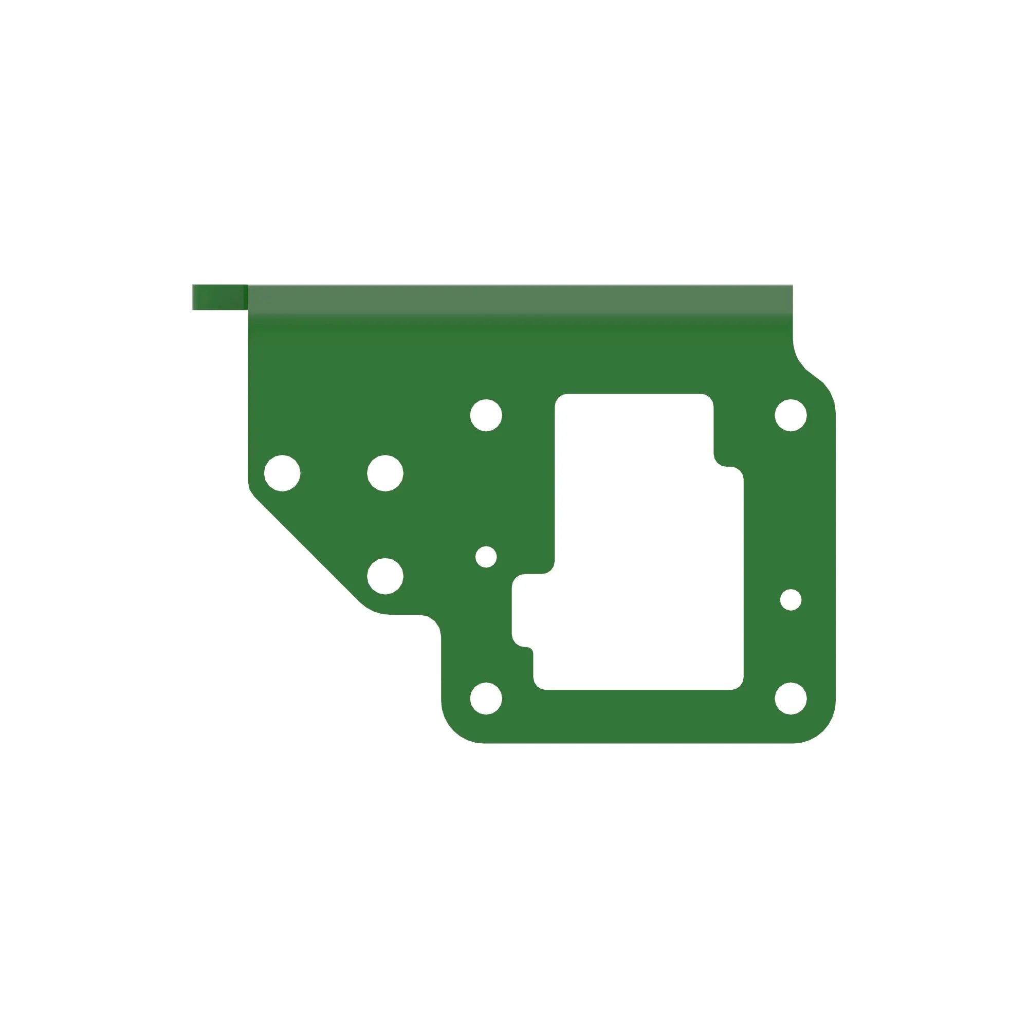 BRACKET, COUPLER TOP COVER, RH