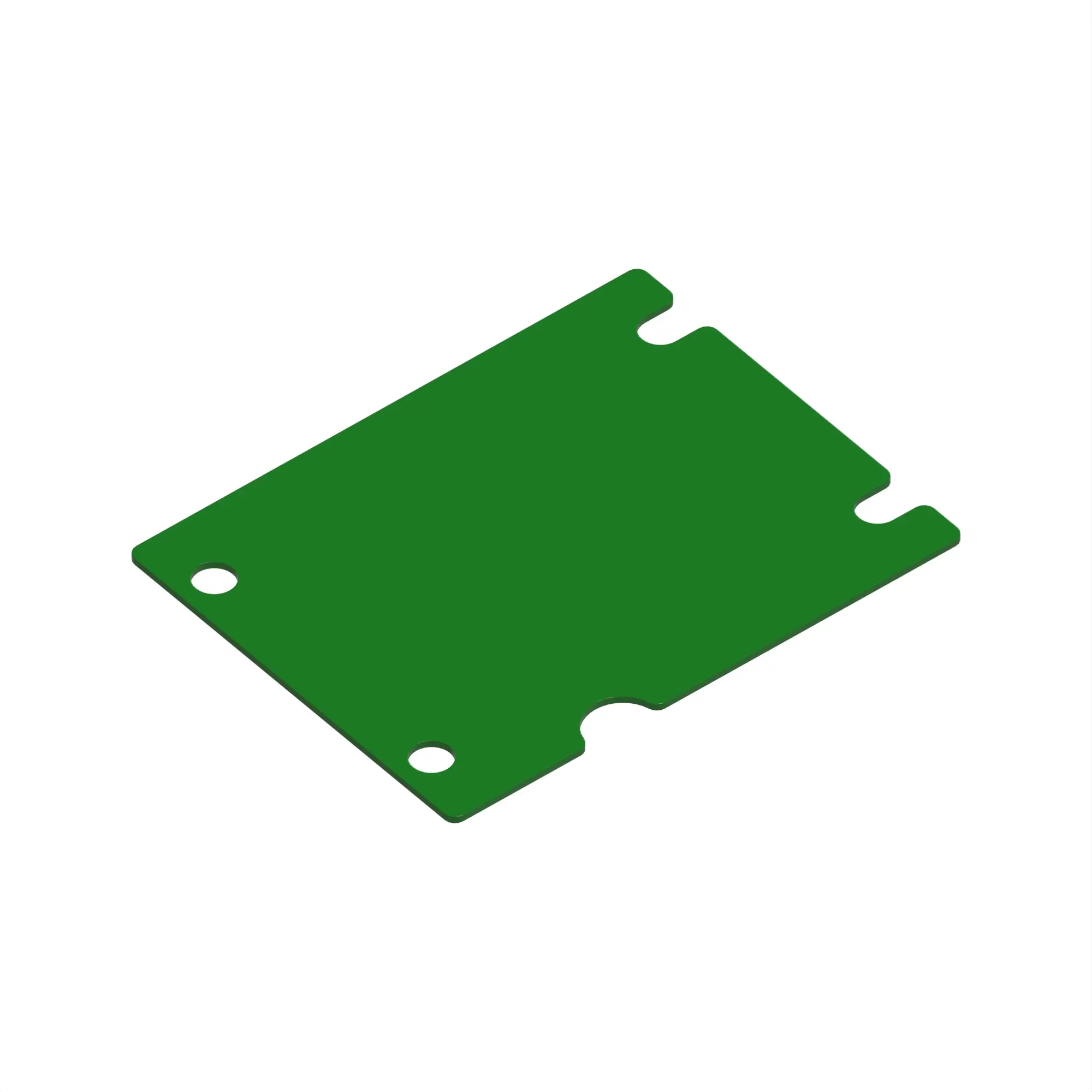 John Deere Upper Auger Trough Tailings Cover - HXE76150