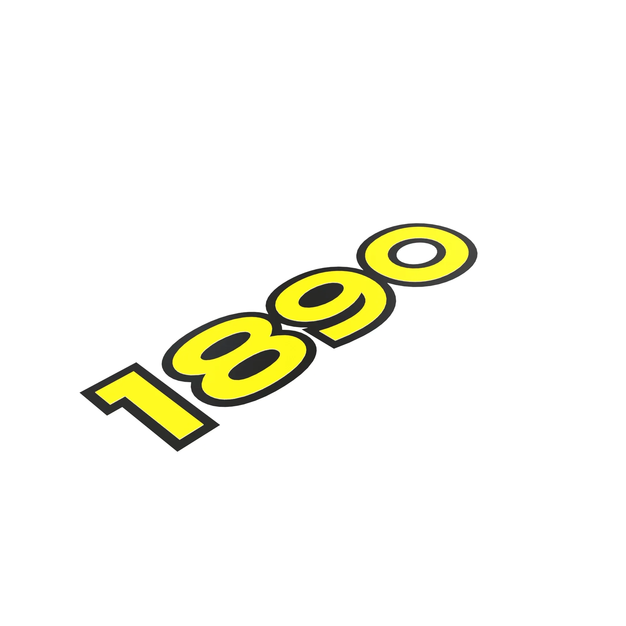 John Deere 1890 Model Designator Label - A108522
