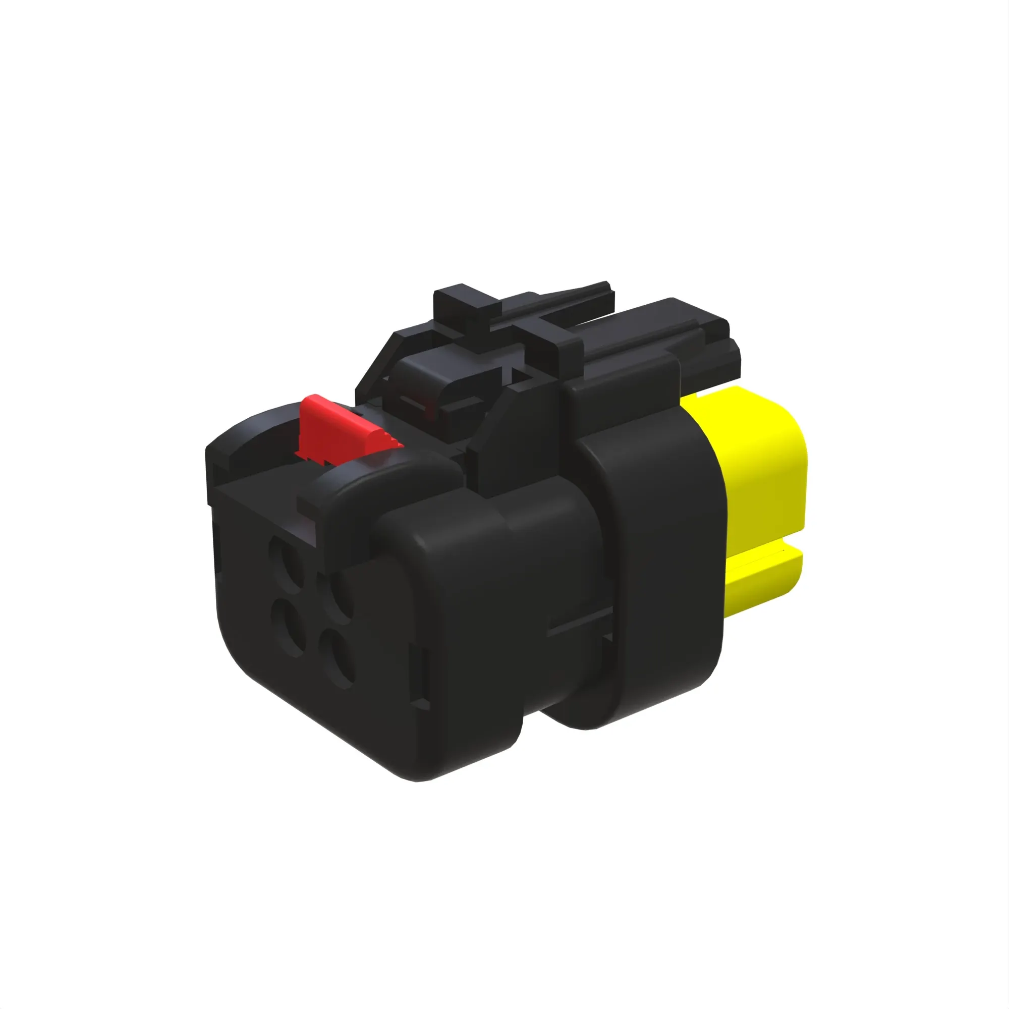 TYCO AMPSEAL16 4W RCPT SLD YLW PLST