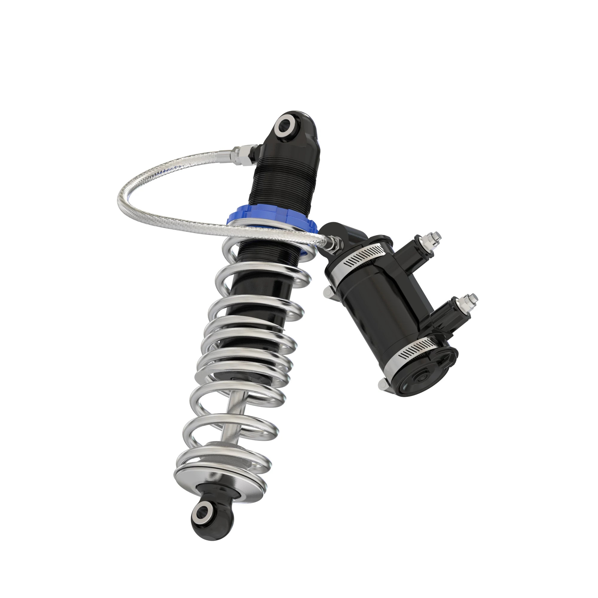 John Deere Front Shock Absorber, 401 mm Free Length, Left Side - AM142502