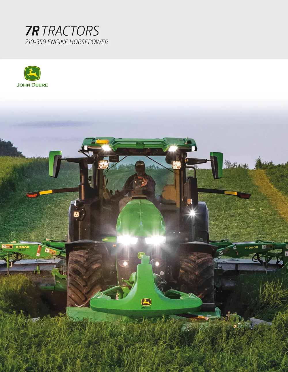 7R Series Tractor Brochure cover