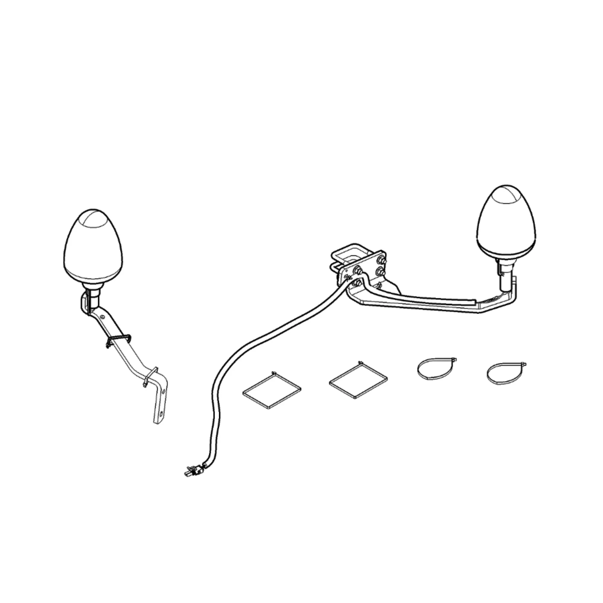 John Deere Light Kit Attachment - BN400572