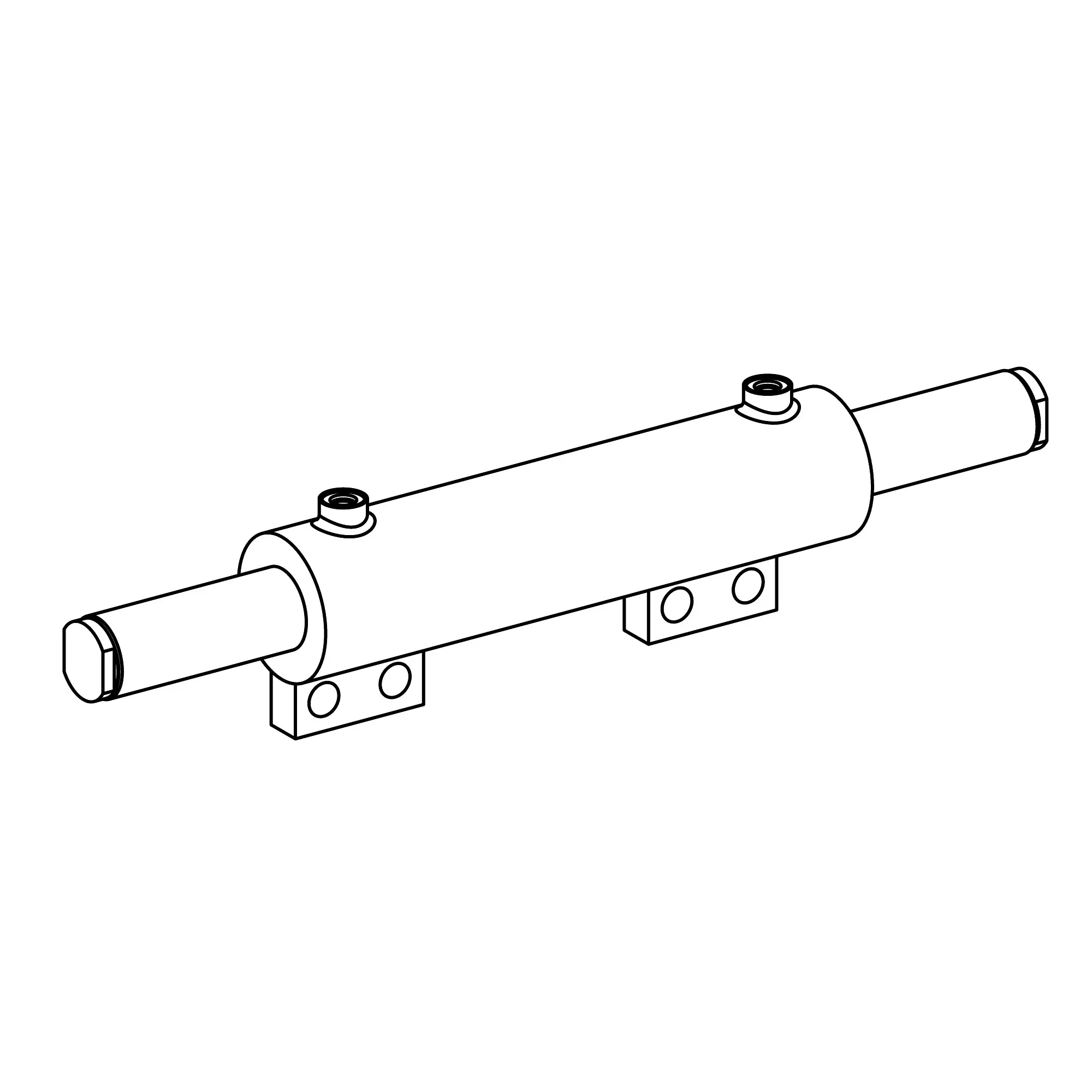 John Deere Hydraulic Steering Cylinder - AT326535