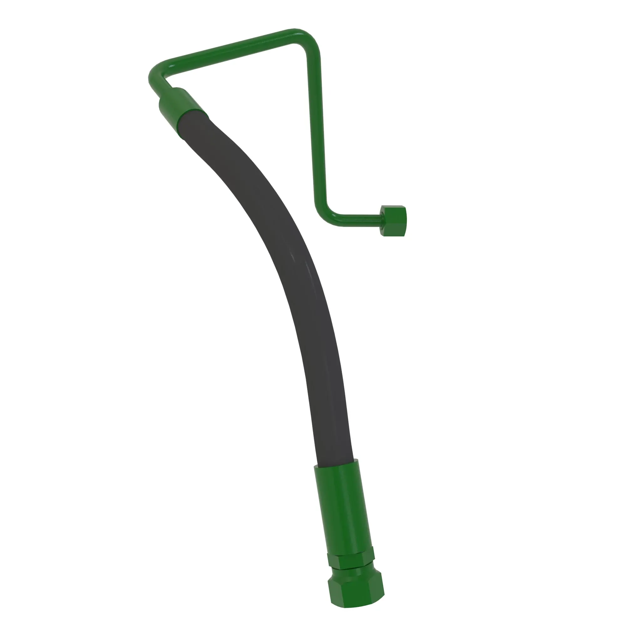 John Deere Cab Suspension RH Upper Oil Line - RE571335