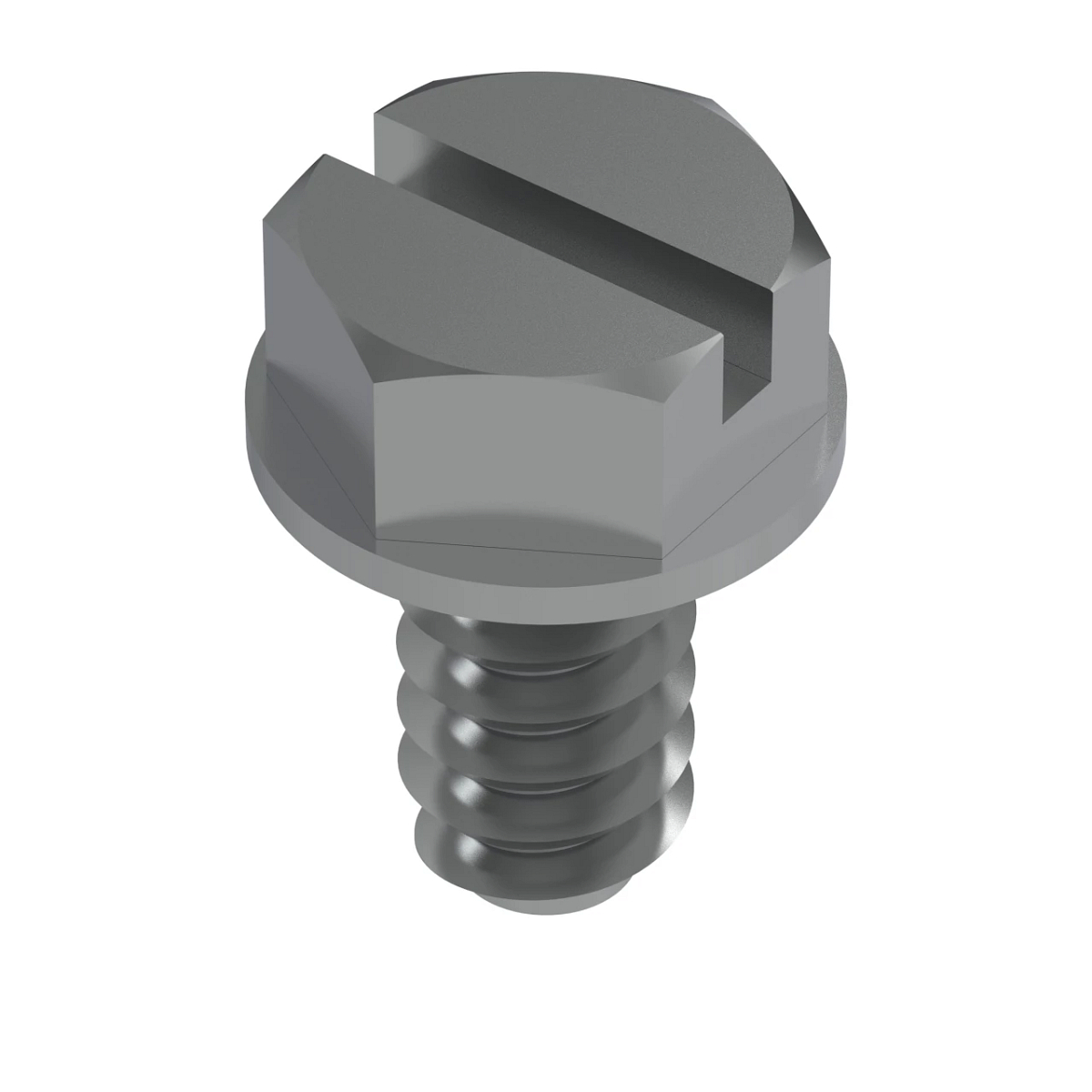 John Deere Hexagonal Flange Head Self-Tapping Screw, 1/4" X 0.472" - H114038