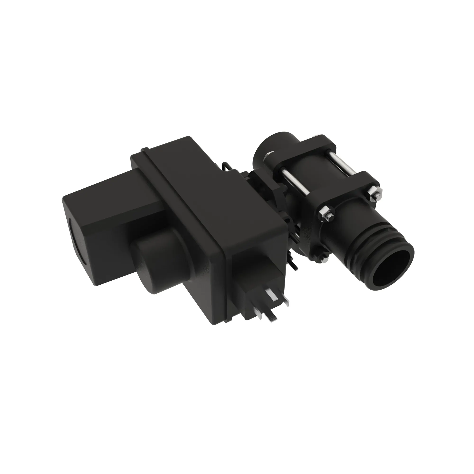 John Deere 3-Way Electrical Ball Valve - WZ1836450
