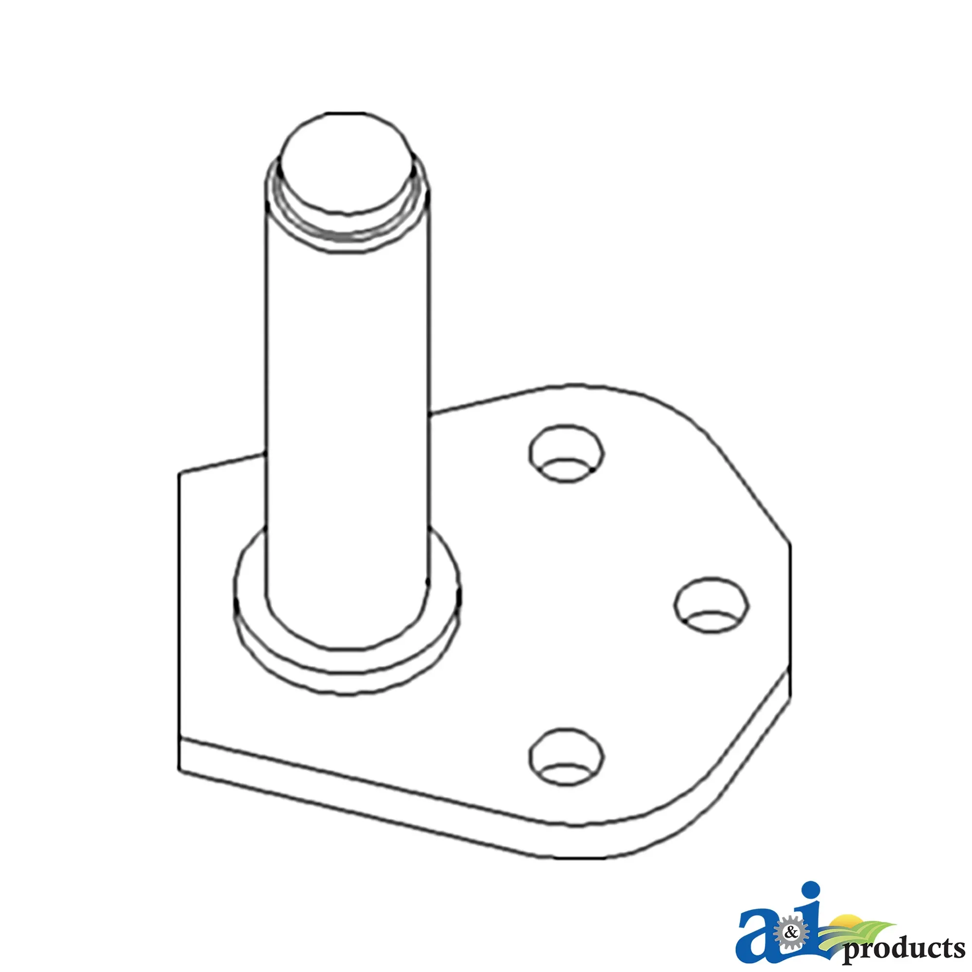 A&I Products Feeder House Pivot Pin - A-AH212002