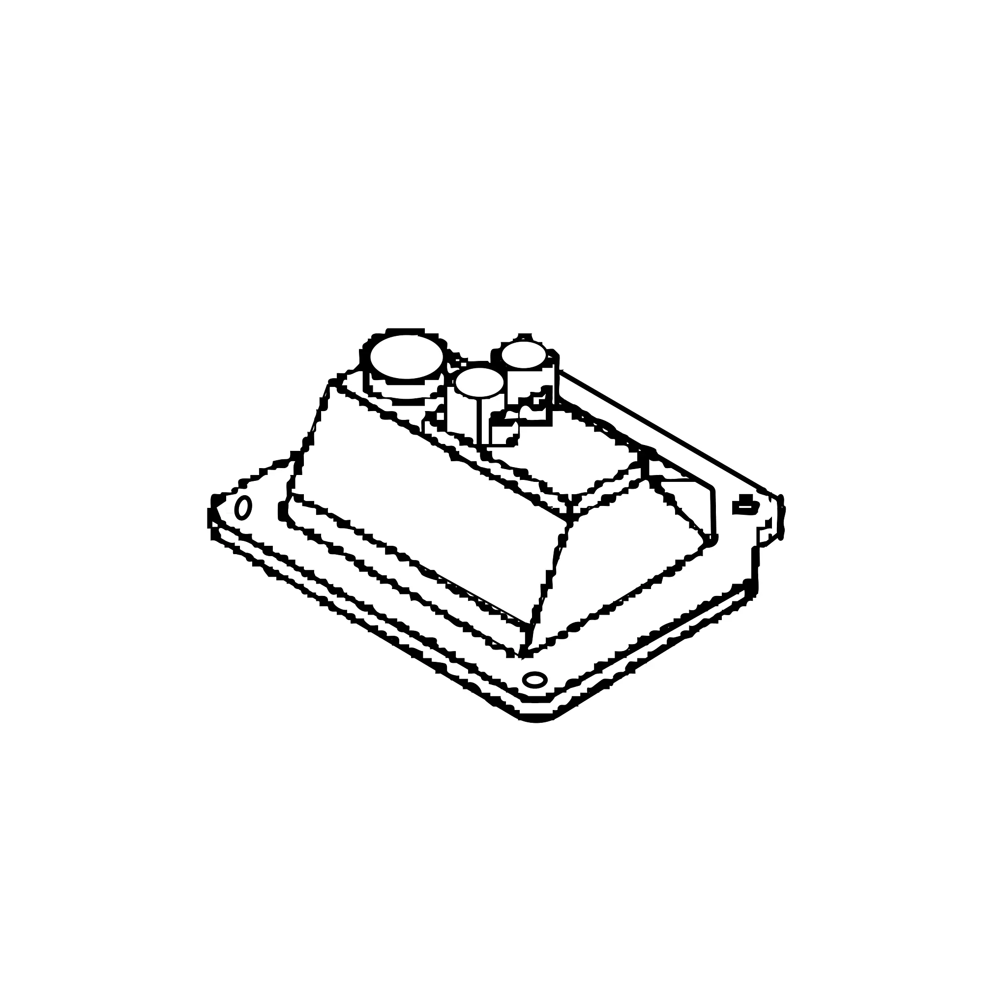 John Deere Fuel Pump Valve Cover - AM124987