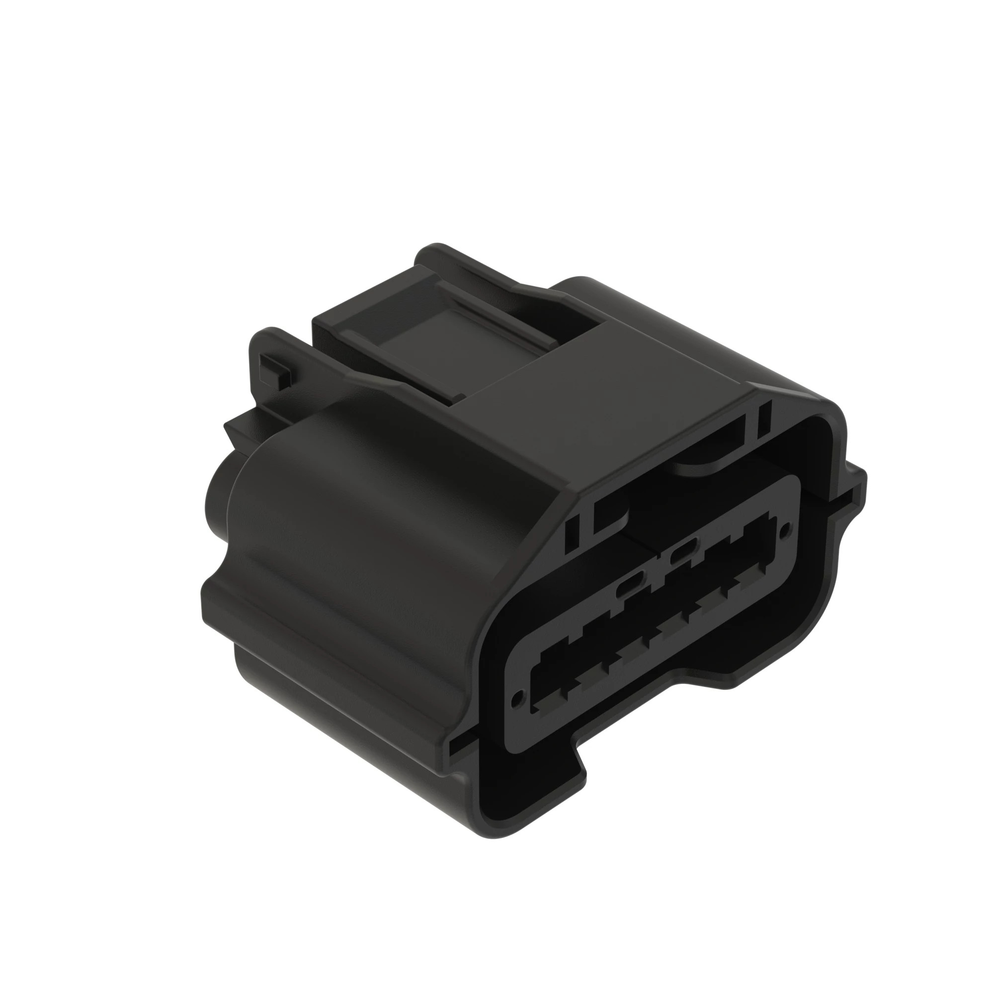 YAZAKI RH 6W FEM SLD BLK PLSTC