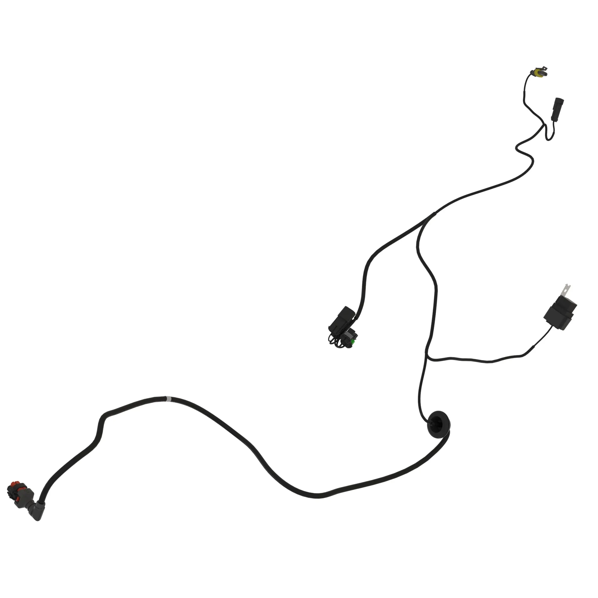John Deere Quick Unlatch and Lighting Wiring Harness - AL221631