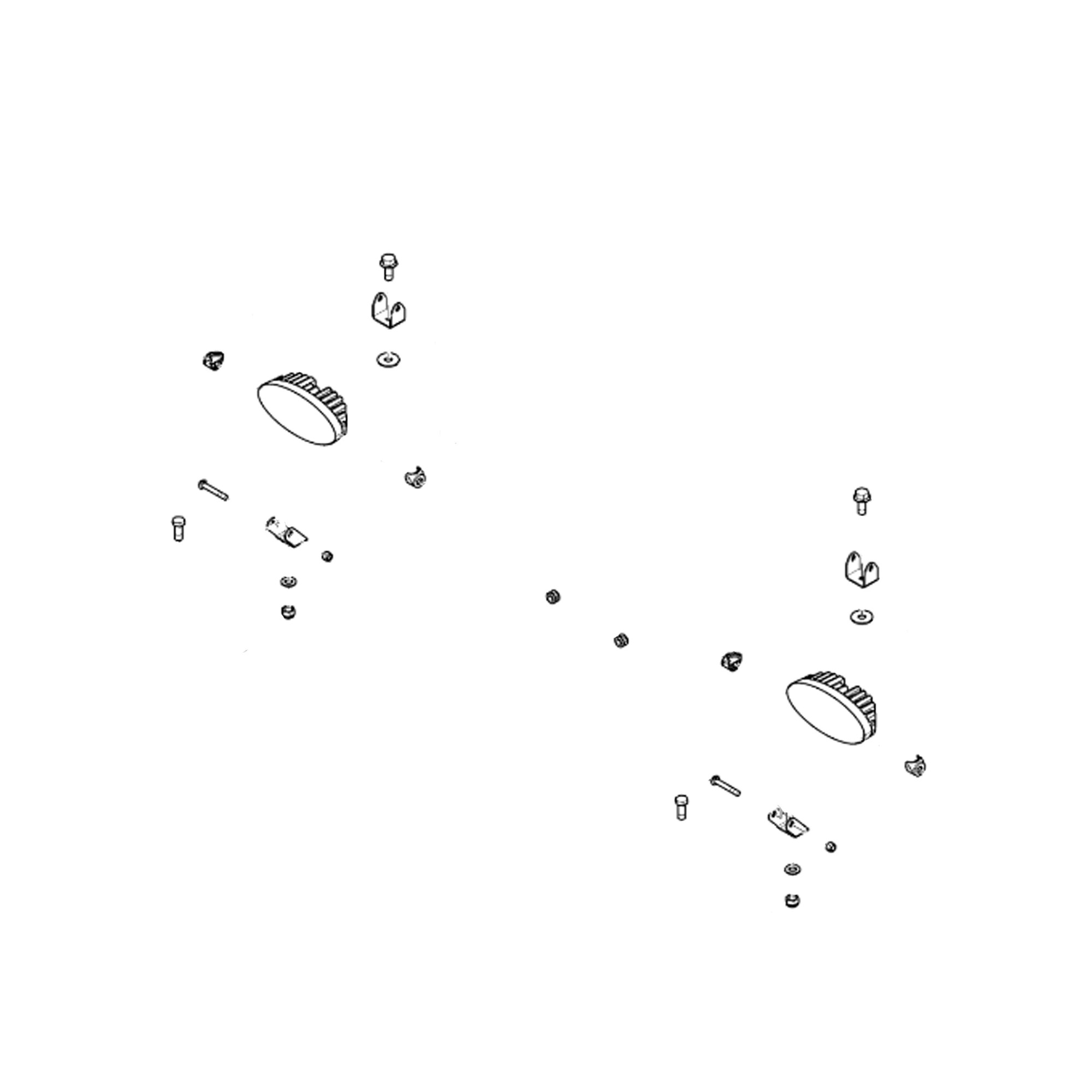 John Deere Work Light Kit - BL15719