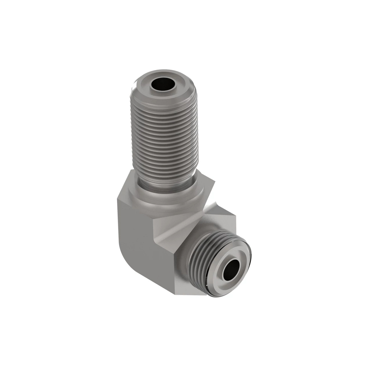 90 DEG BULKHEAD ELBOW,O-RING FSF