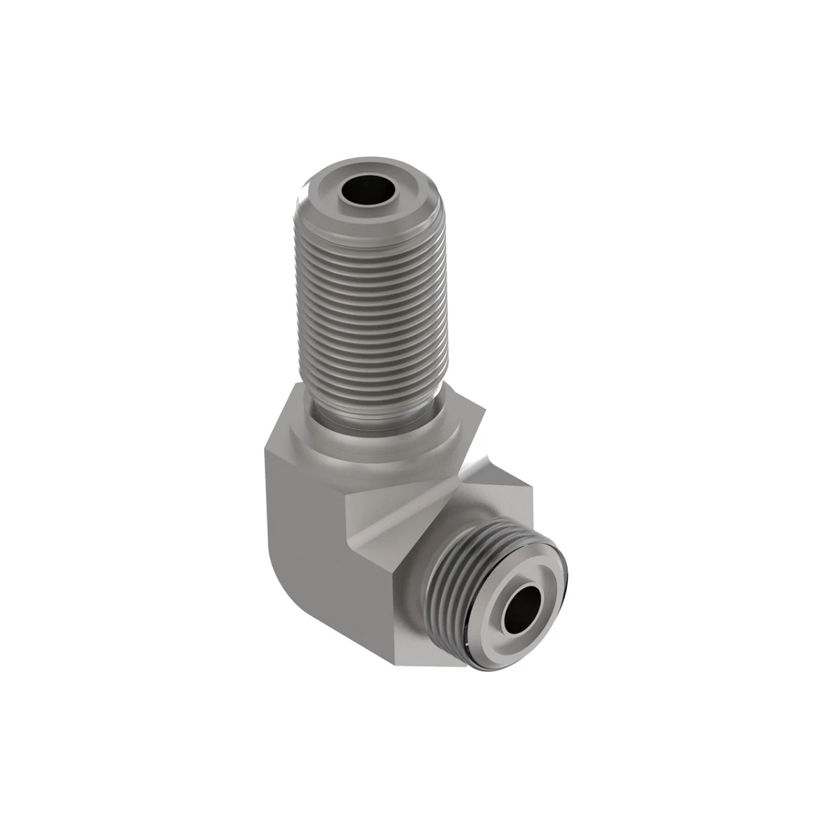 90 Deg Bulkhead Elbow, O-Ring FSF