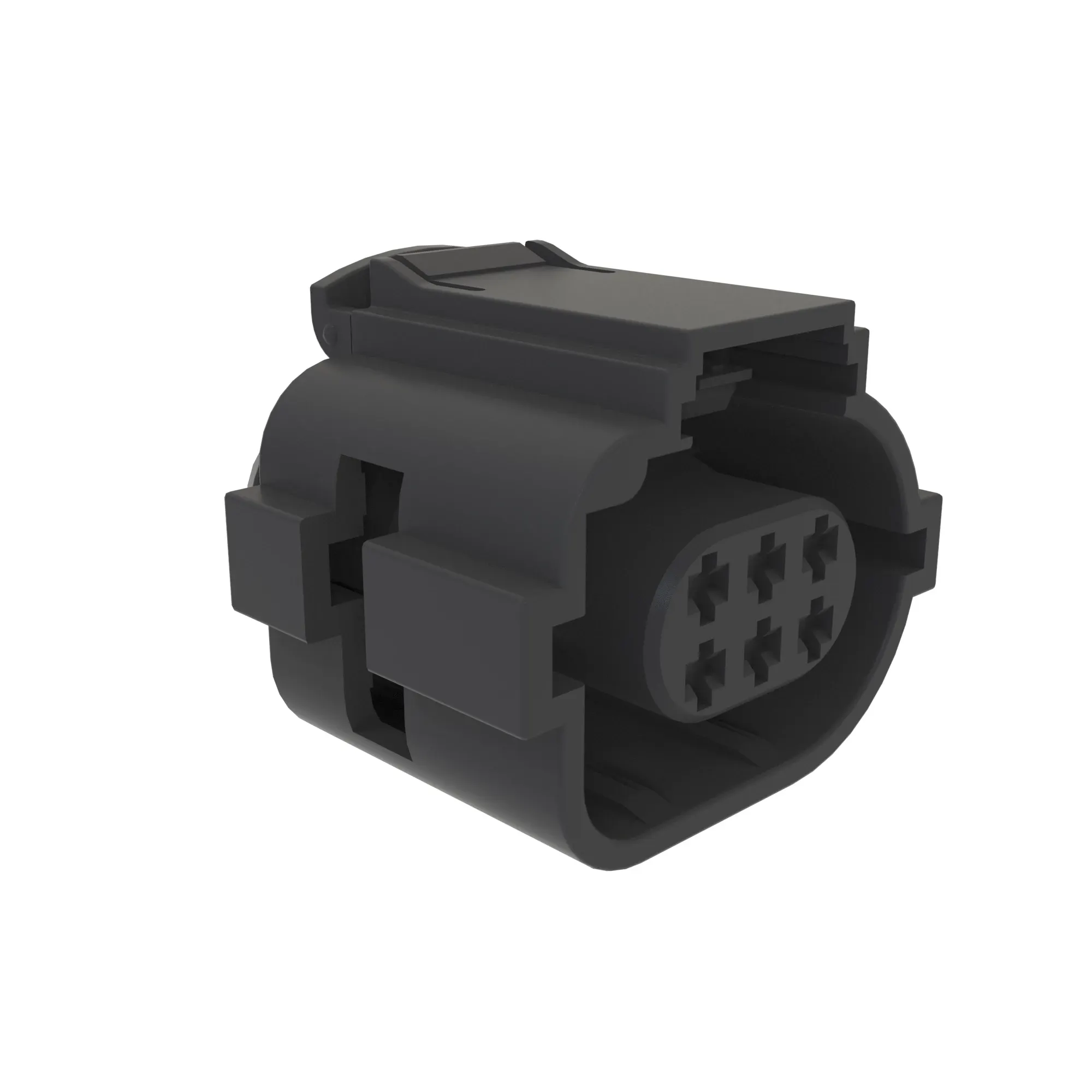 Conn Tyco Timer 6W Fs Blk Plstc