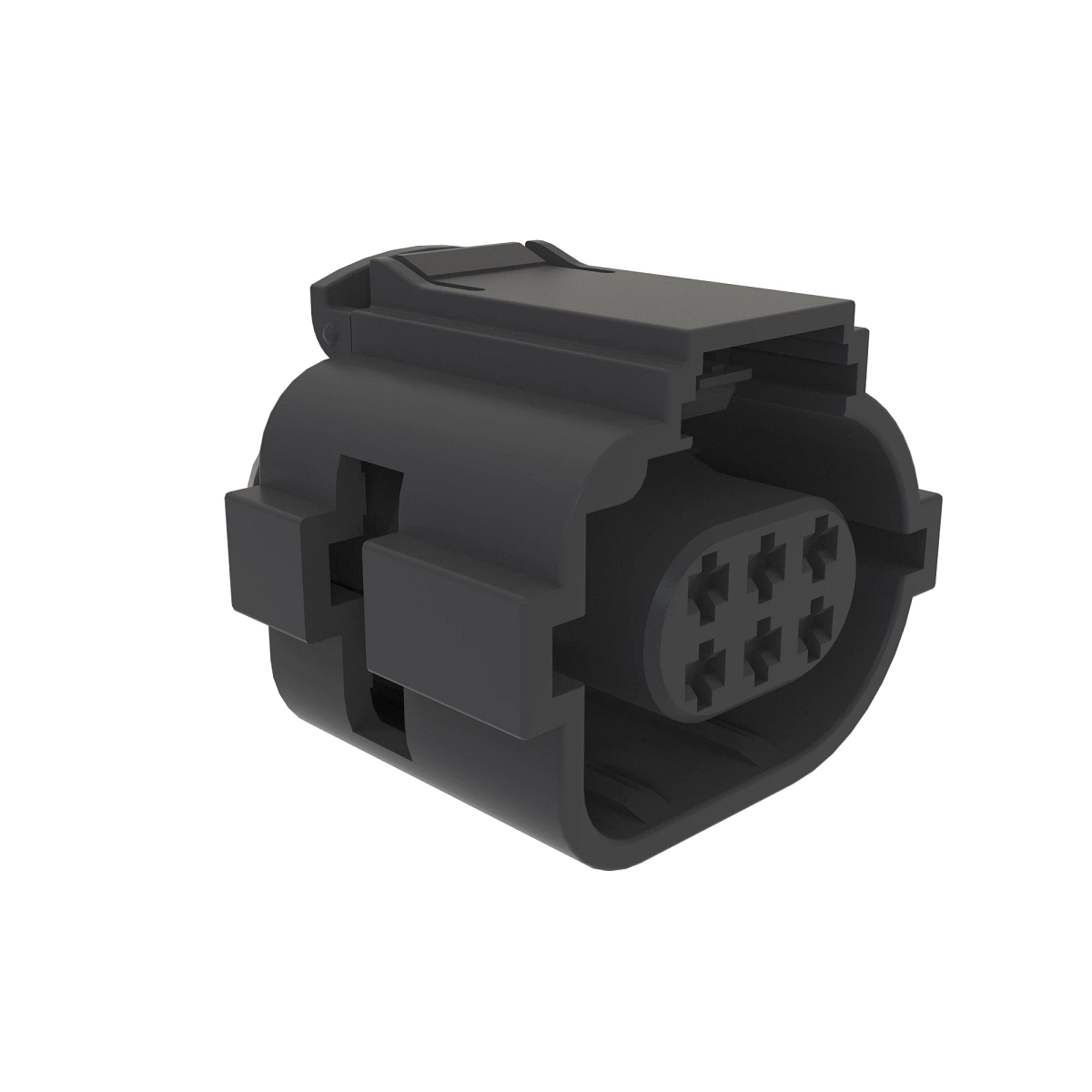 Conn Tyco Timer 6W Fs Blk Plstc