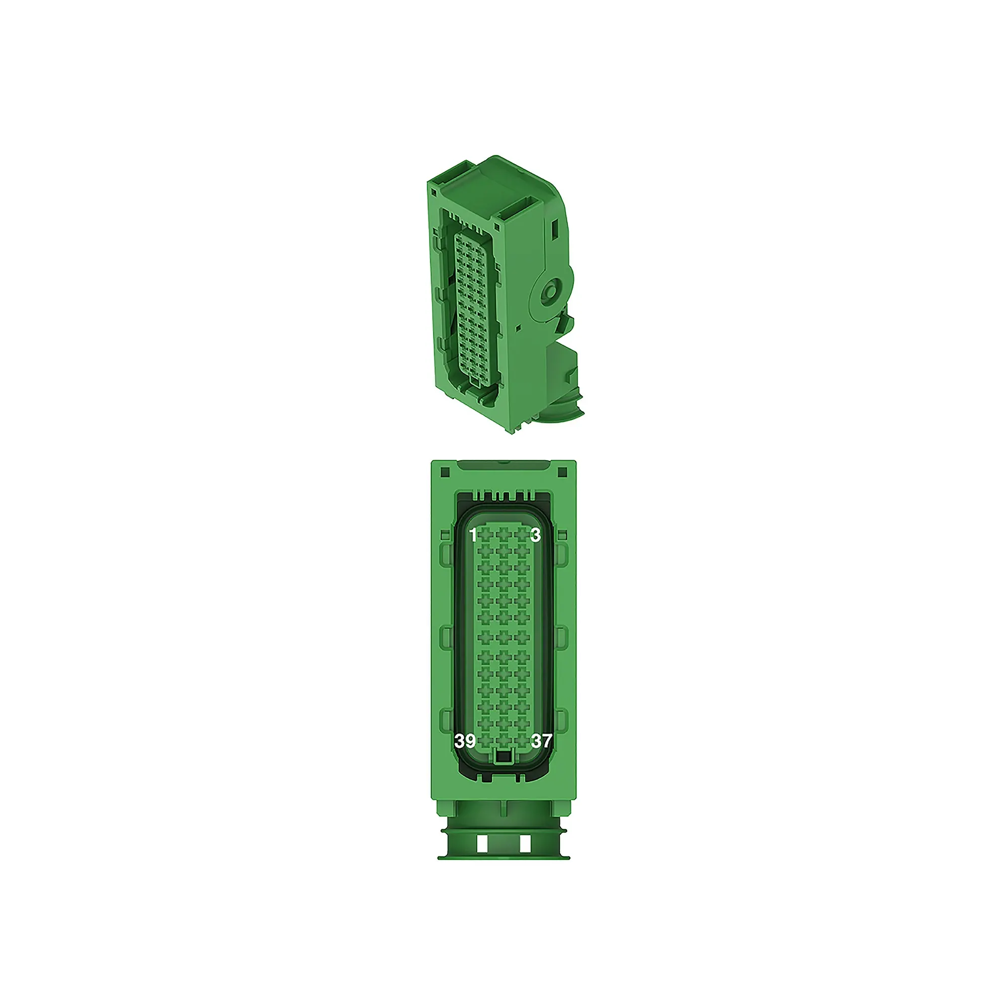 John Deere Green External Electrical Connector Housing - 57M15823