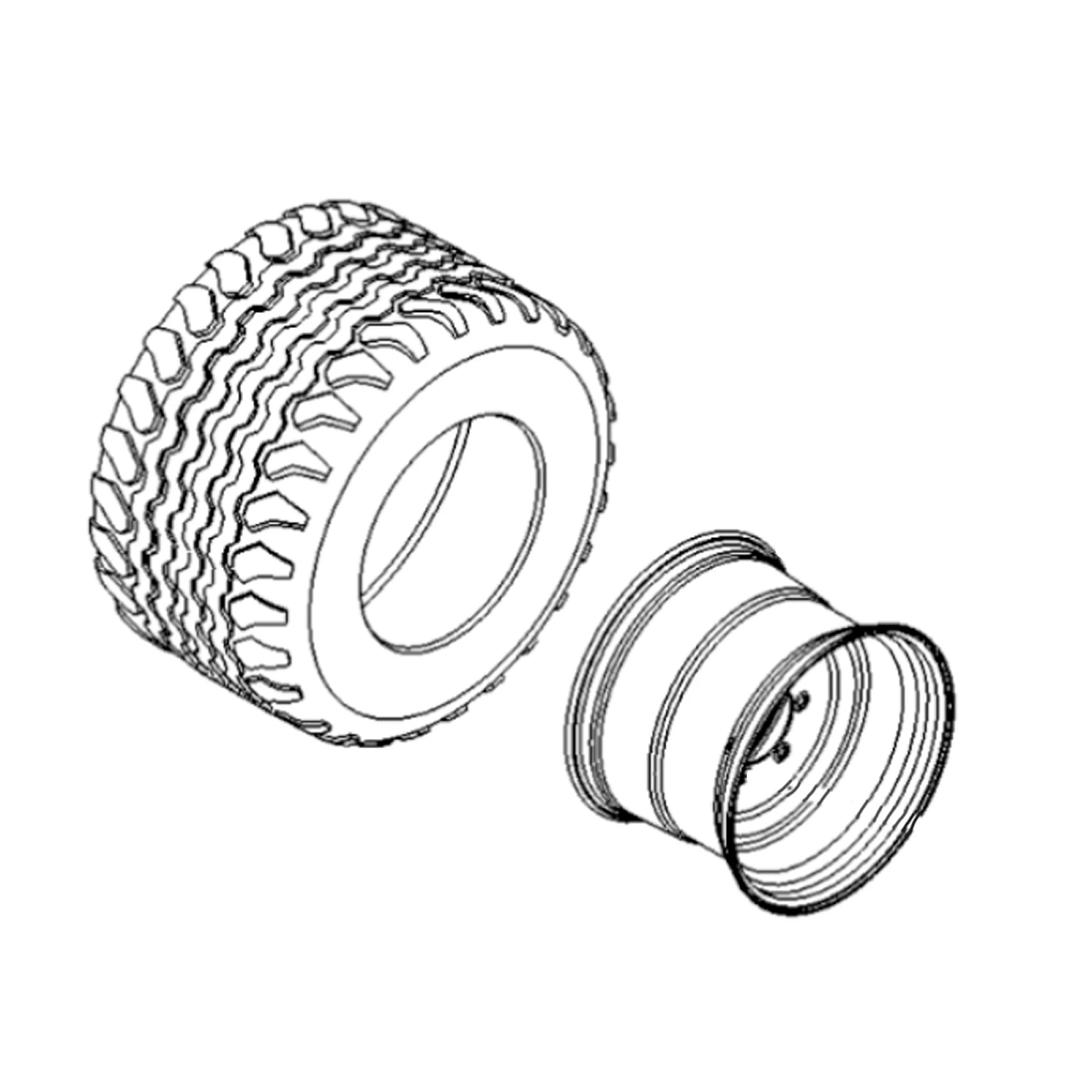 Roue 500 / 55 - 20