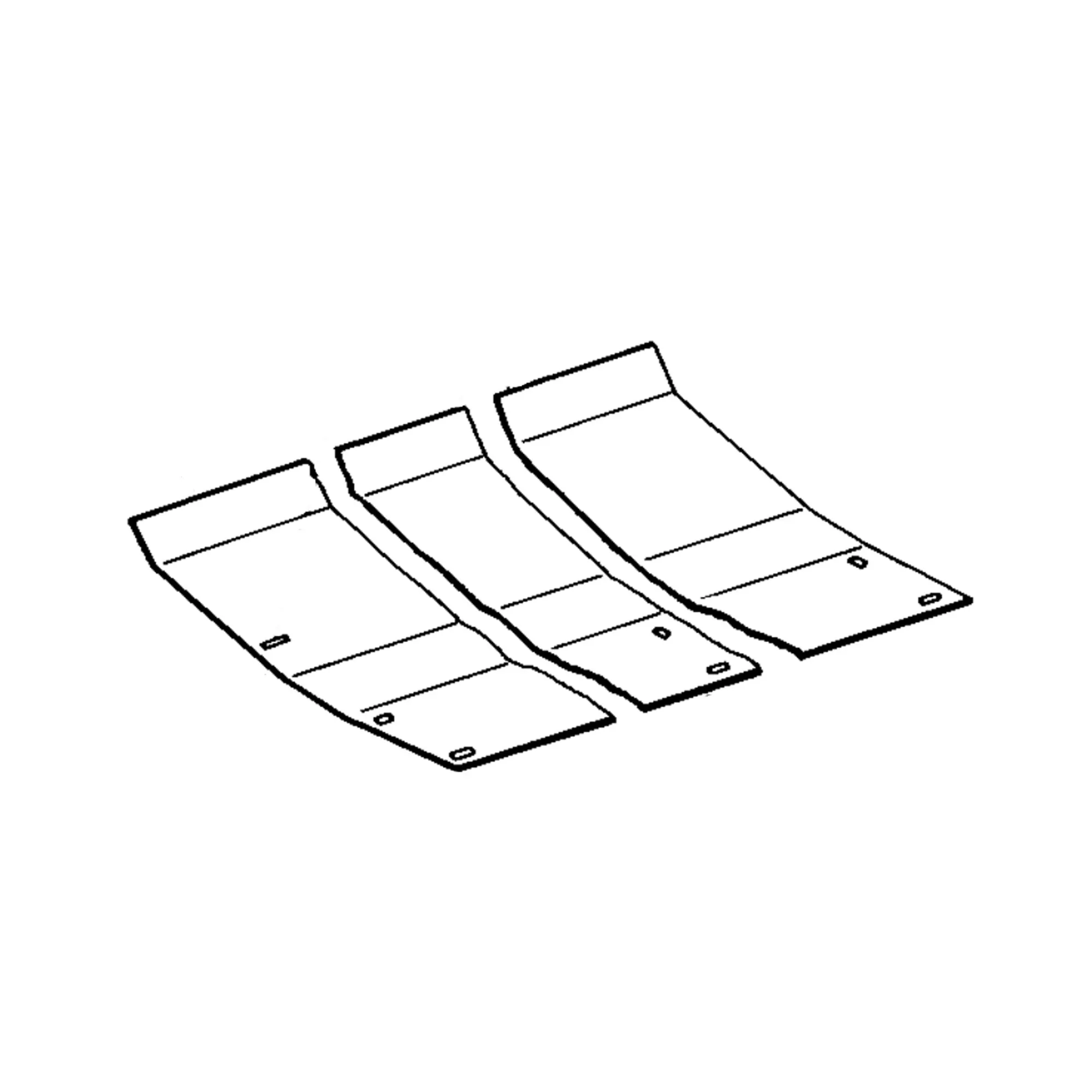 John Deere Right Side Cutting Platform Seal Sheet - AH151634