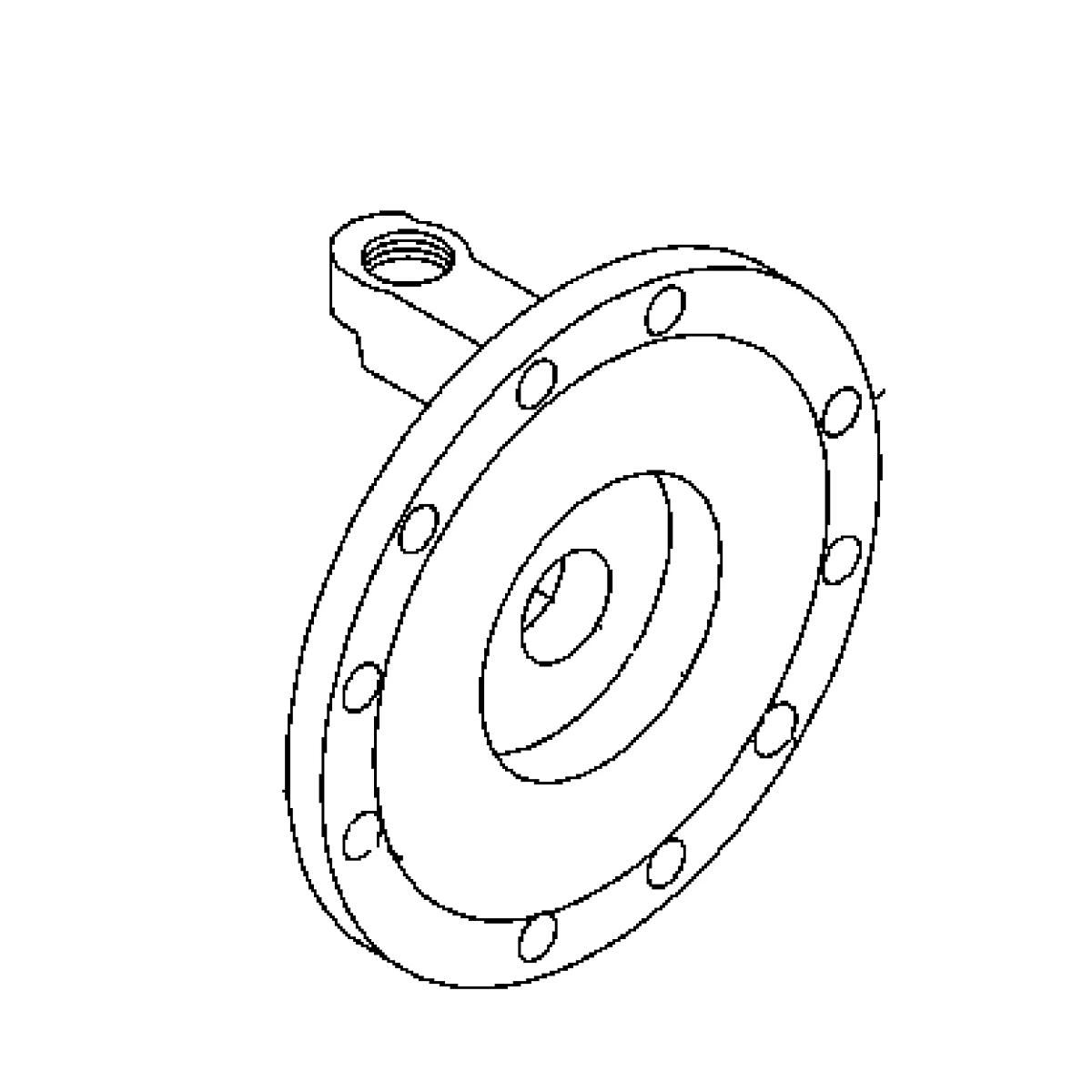 Universal Joint Yoke, Flanged