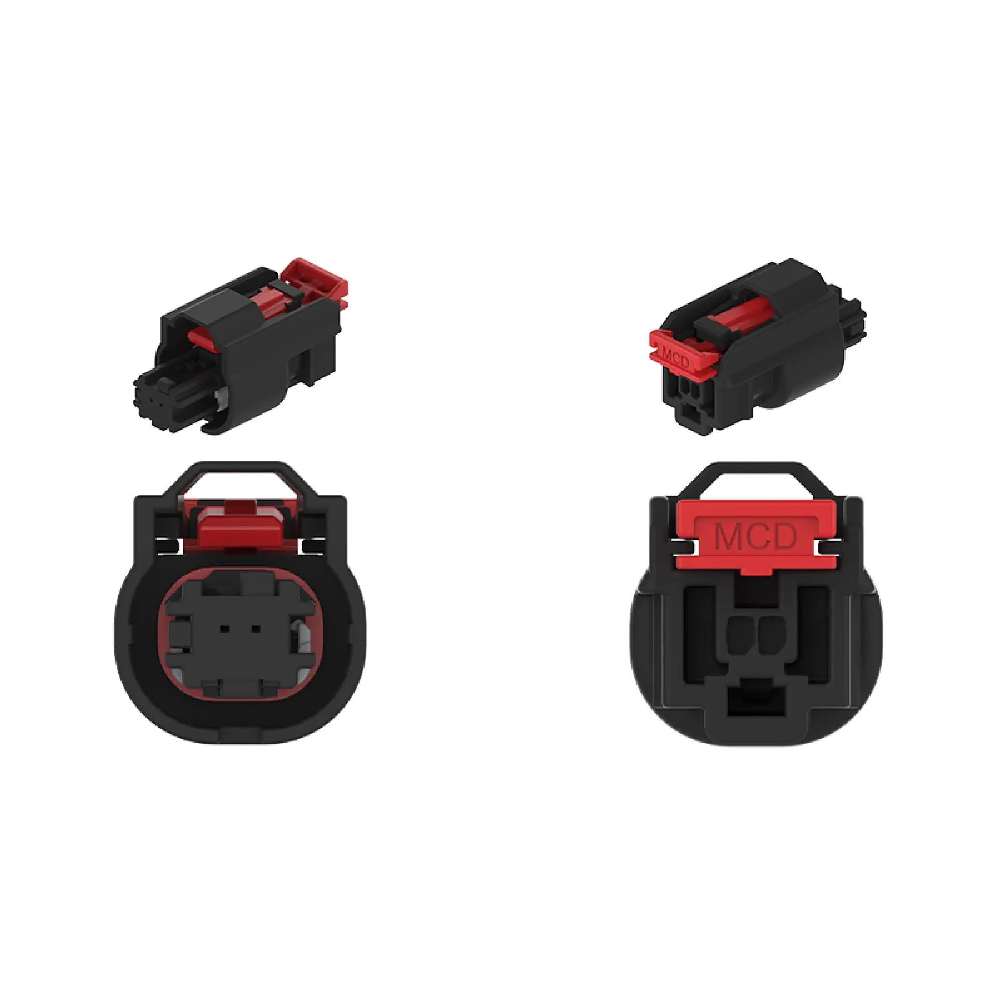 Conn Molex MINI50 2W Fs Blk Plstc