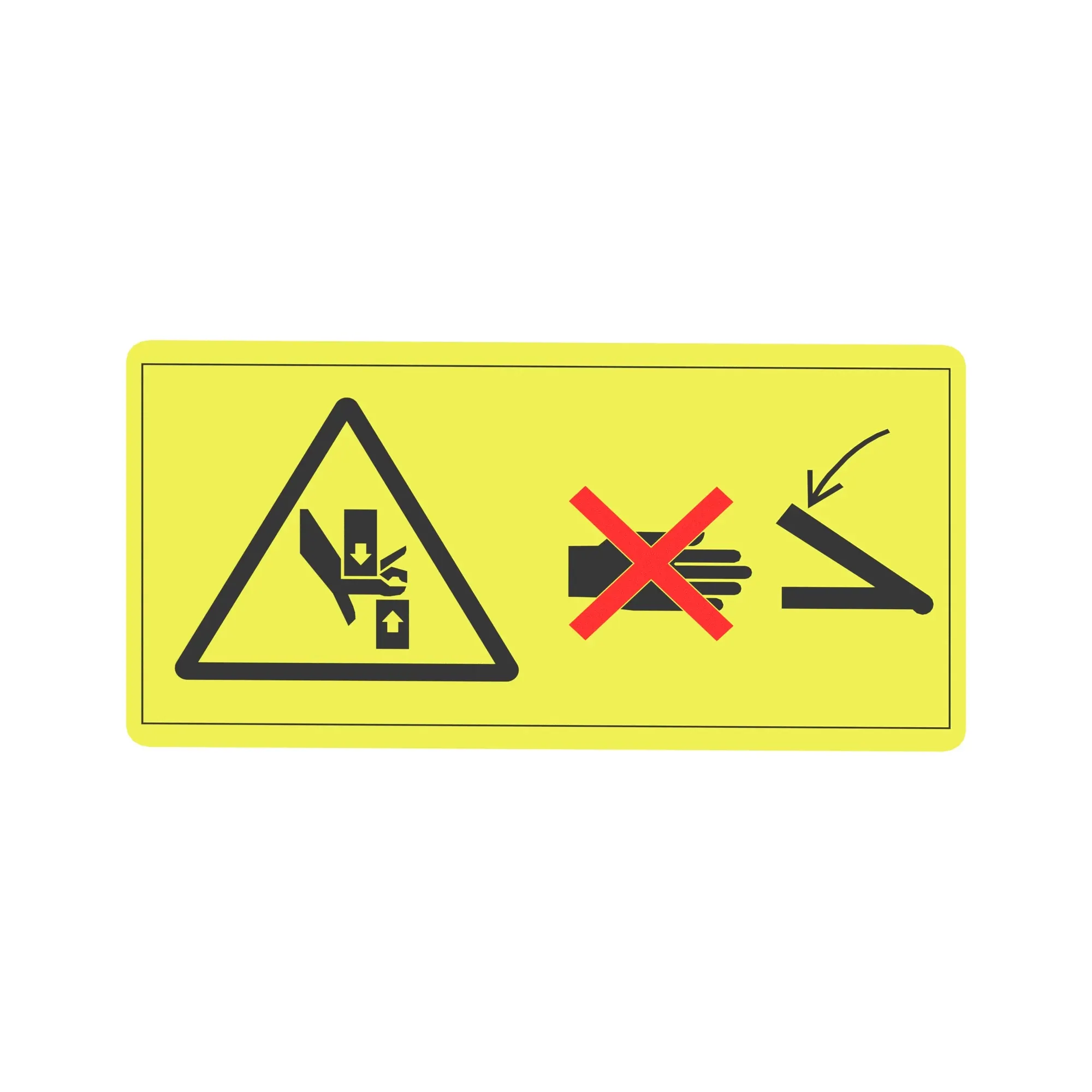 John Deere Pinch Point Danger Label - KK82605