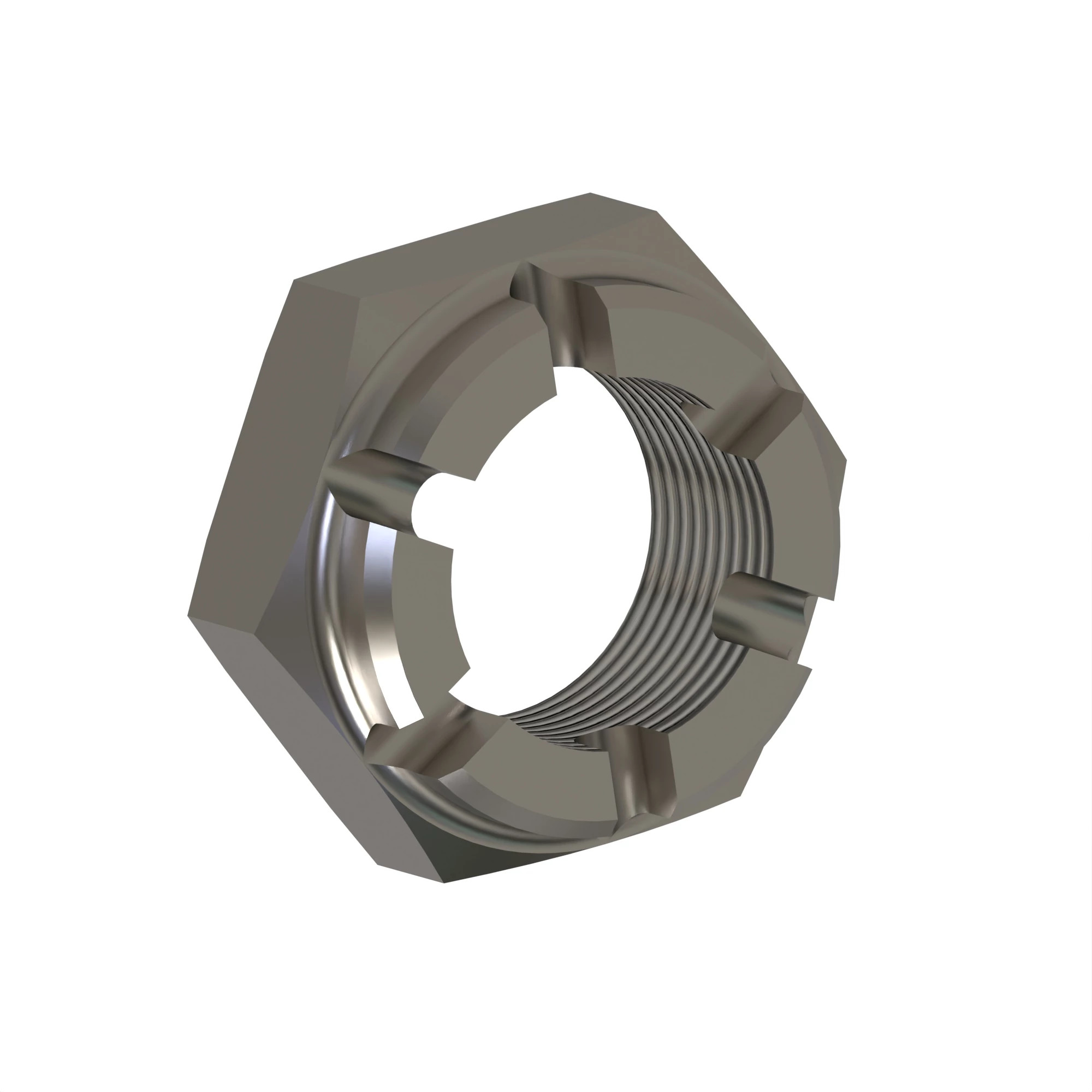 John Deere Hexagonal Slotted Nut, M39 - CC117845