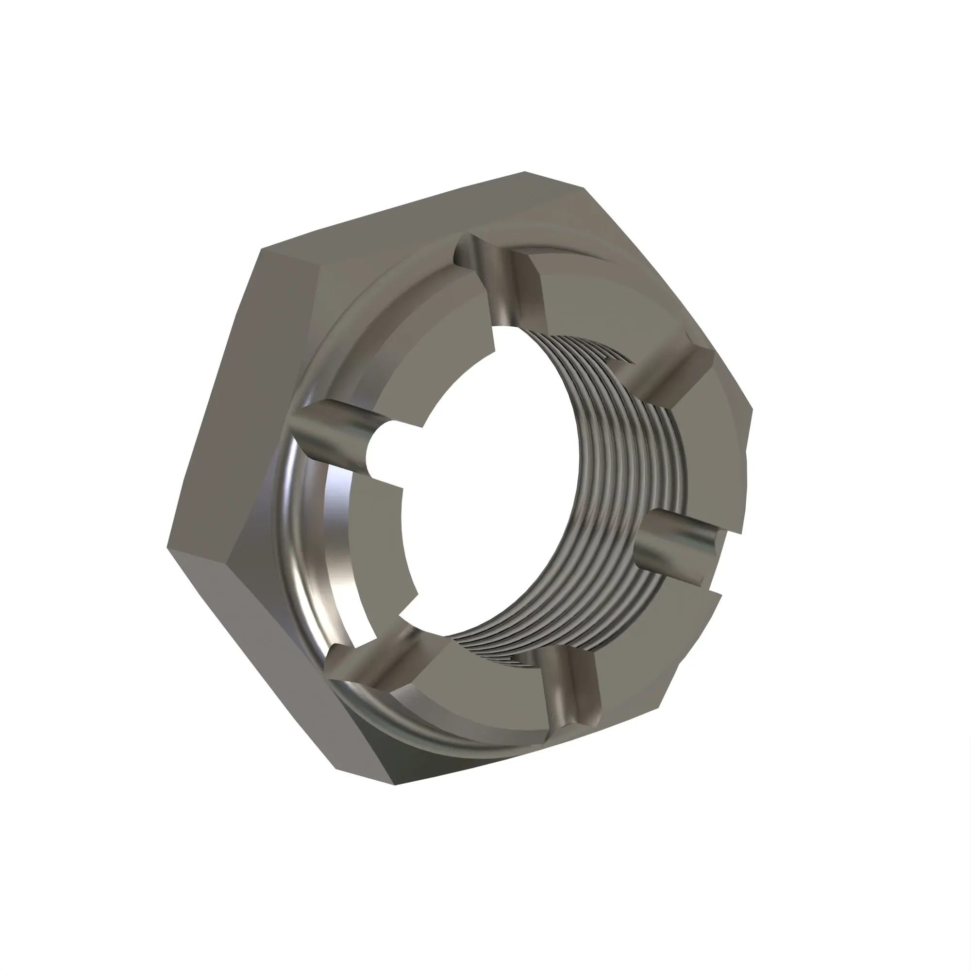 John Deere Hexagonal Slotted Nut, M39 - CC117845