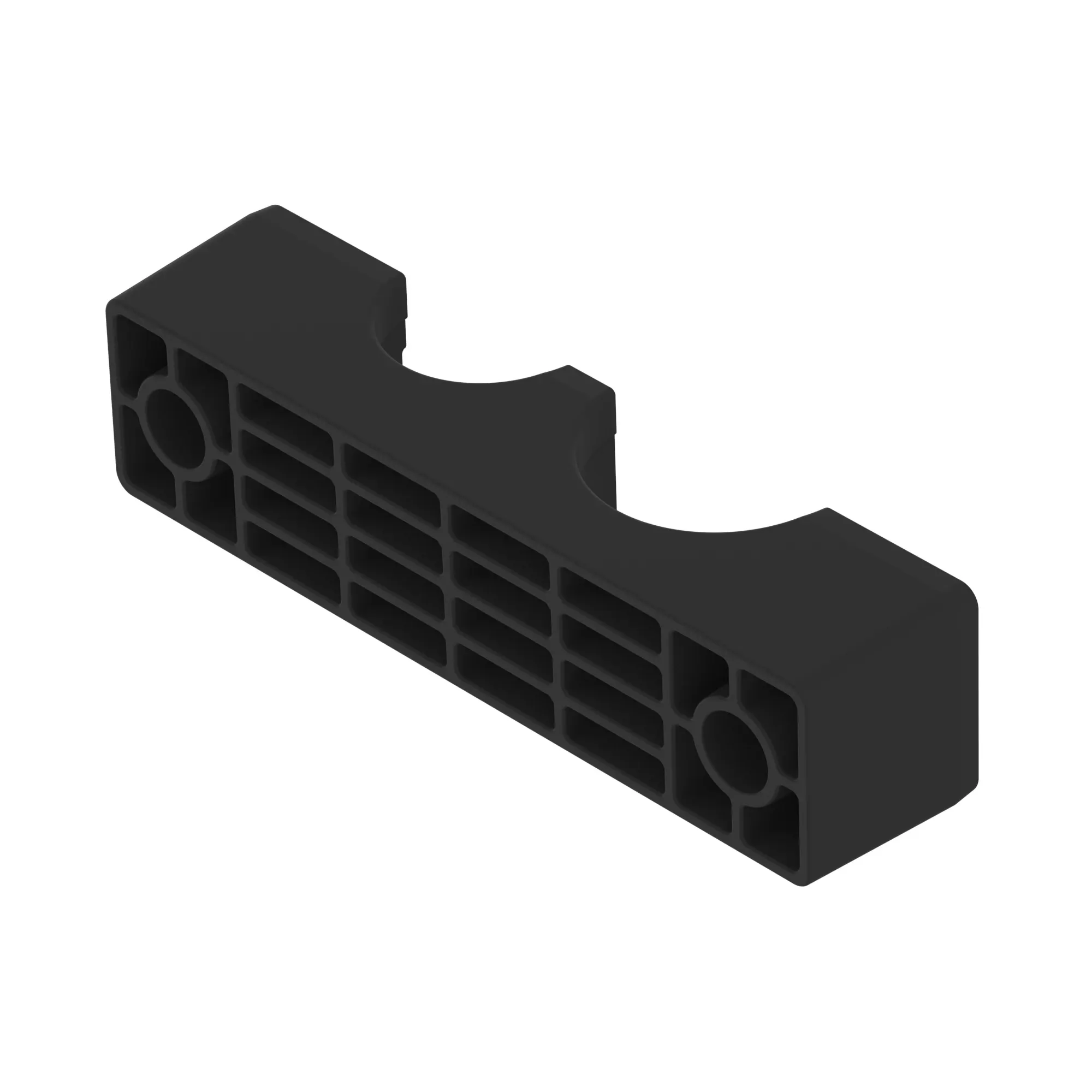 BLOCK CLAMP, DUAL, 1 IN, 3/4 IN
