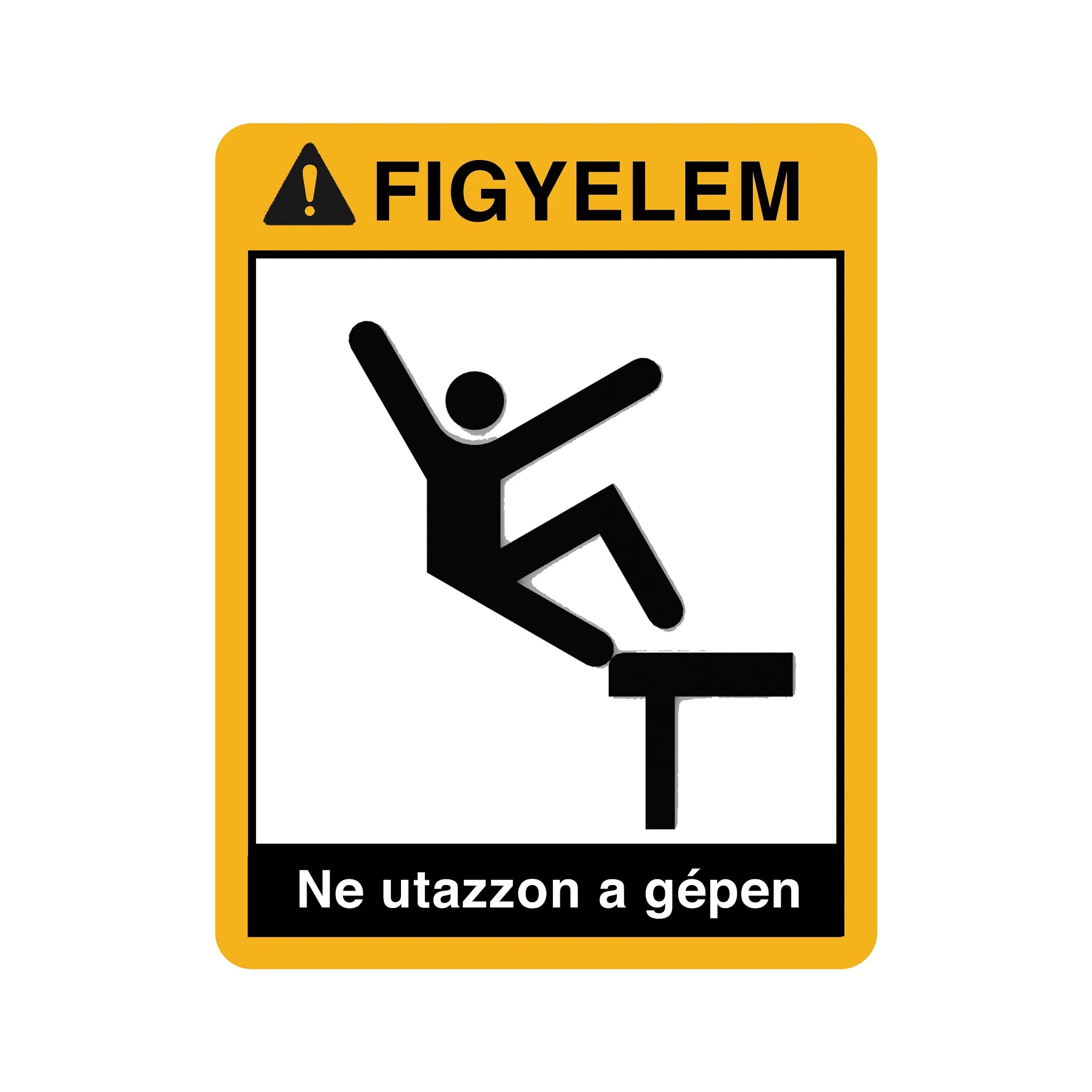 John Deere Do-Not-Ride Label, Hungarian - N307947