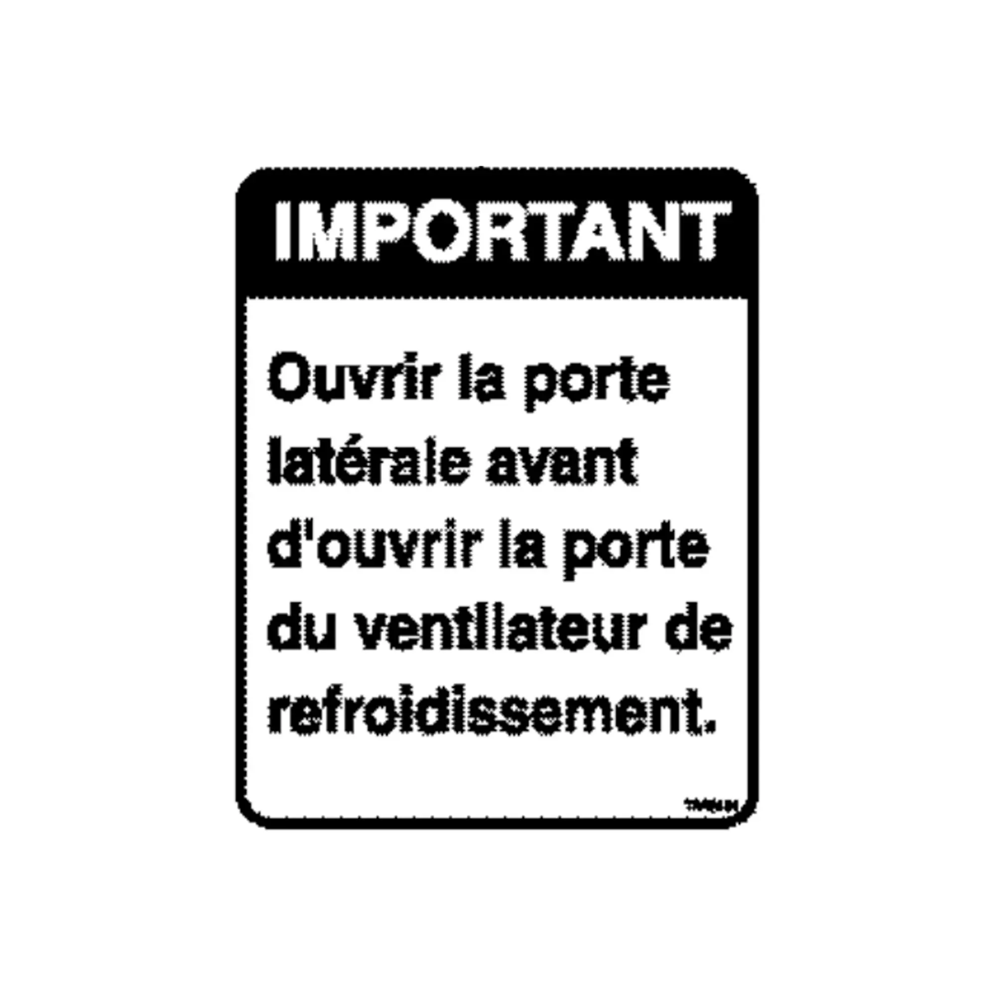John Deere Important Label - T245151