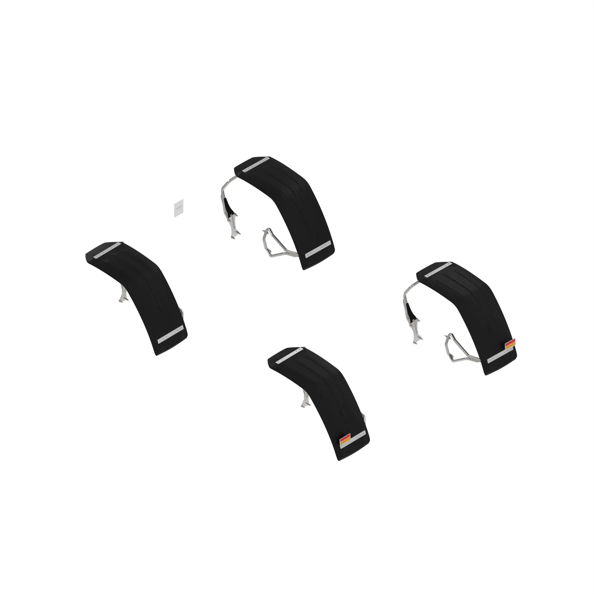 John Deere Flotation Tires CLASS IV Fenders Attachment (Pack of 4) - BKK11244