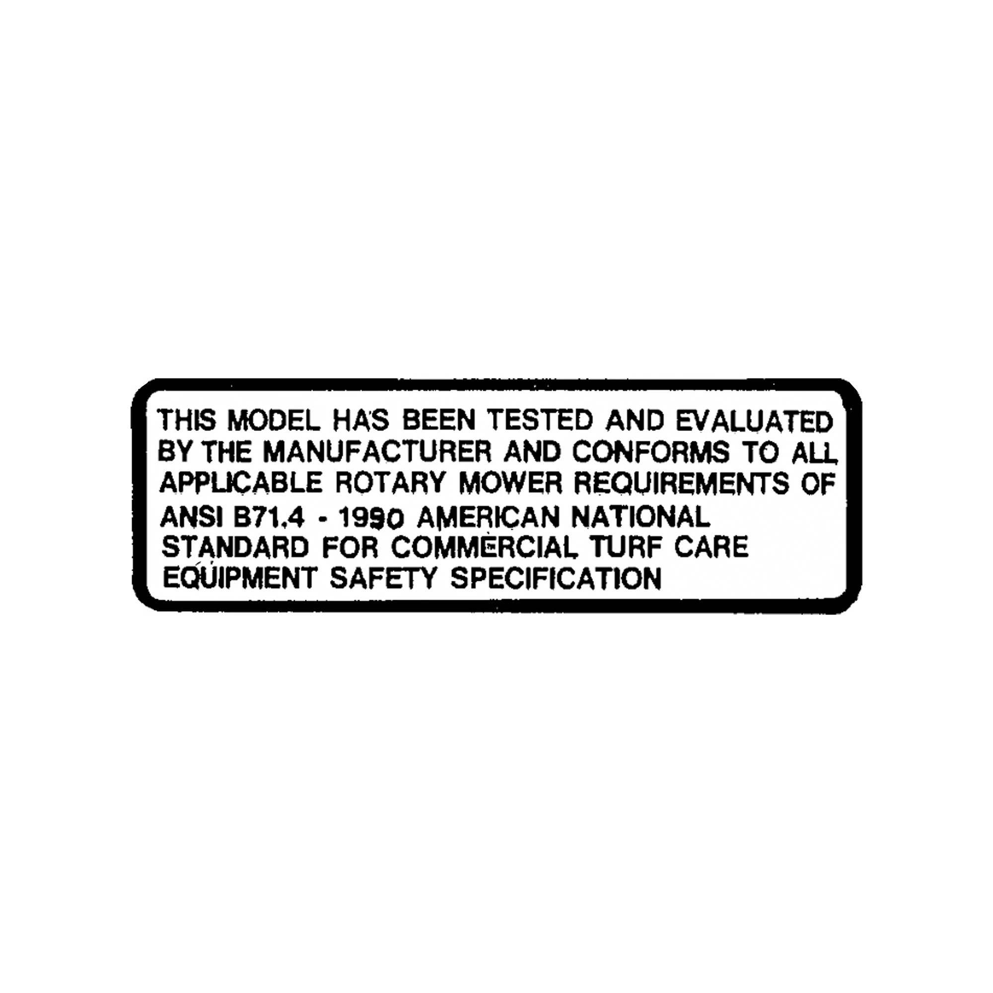 John Deere Label - M119097