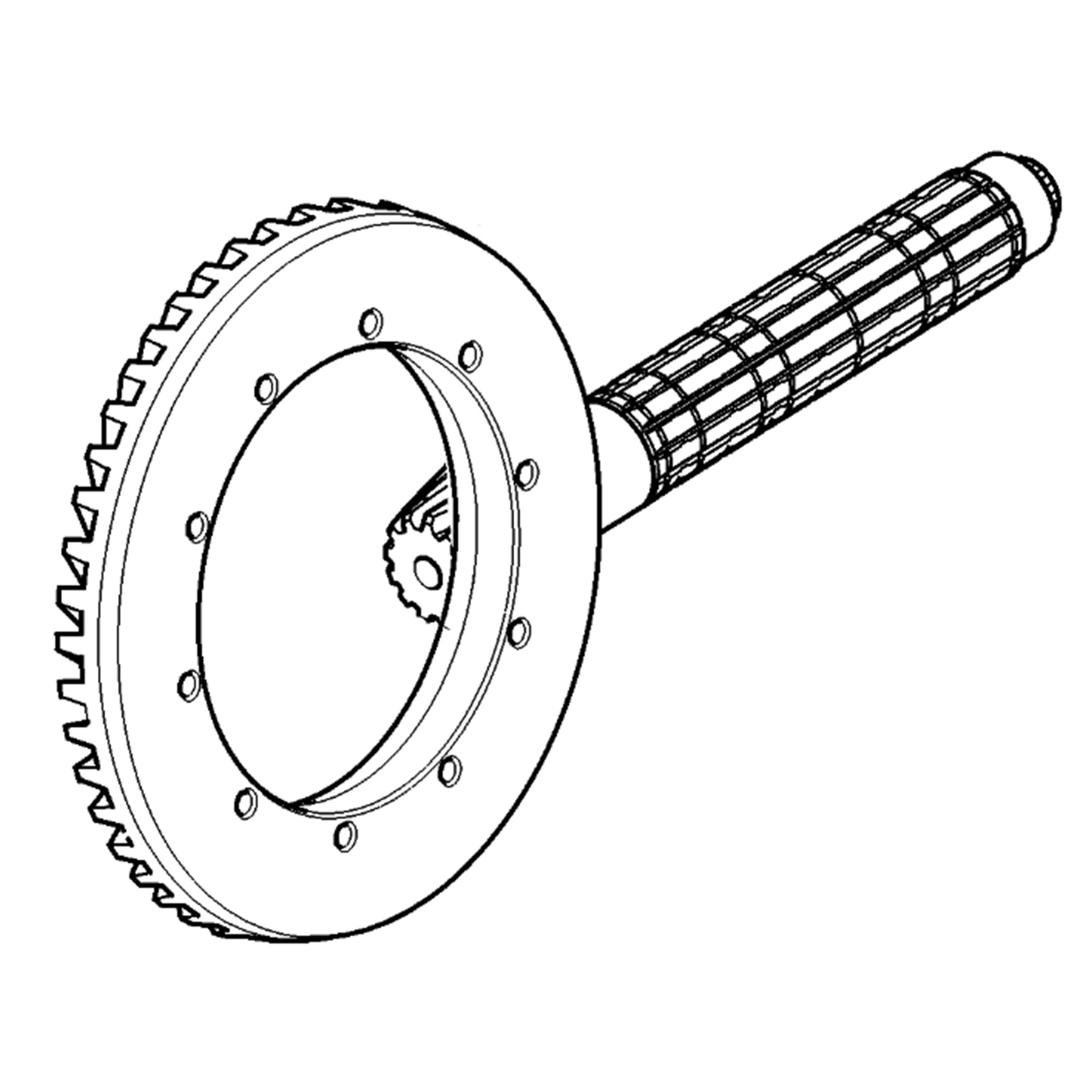 John Deere Differential Drive Ring Gear and Pinion  - AL228919