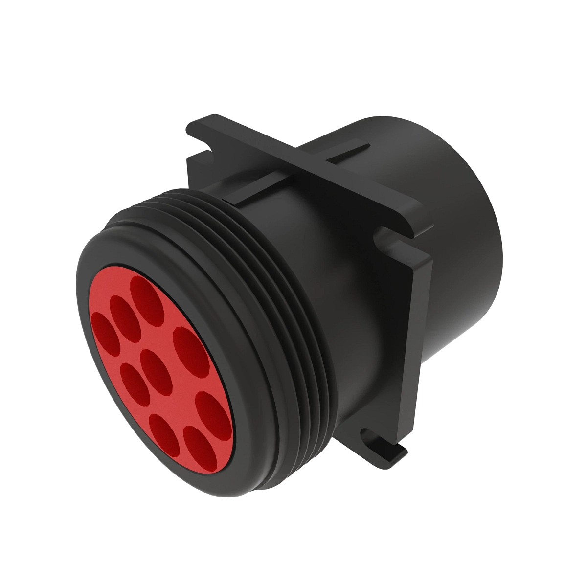 John Deere Gray External Electrical Connector Housing, 9 Cavities - 57M7642