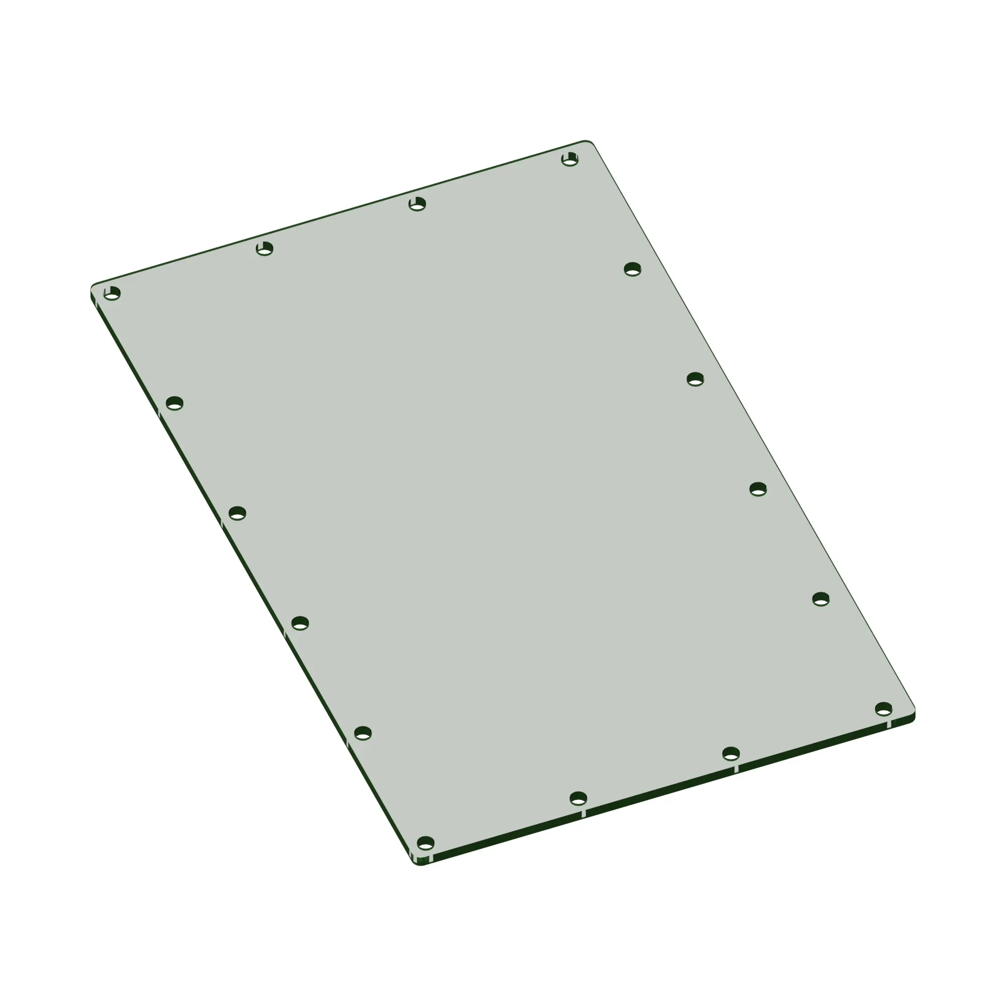 John Deere Left Side Rear Window - T248771
