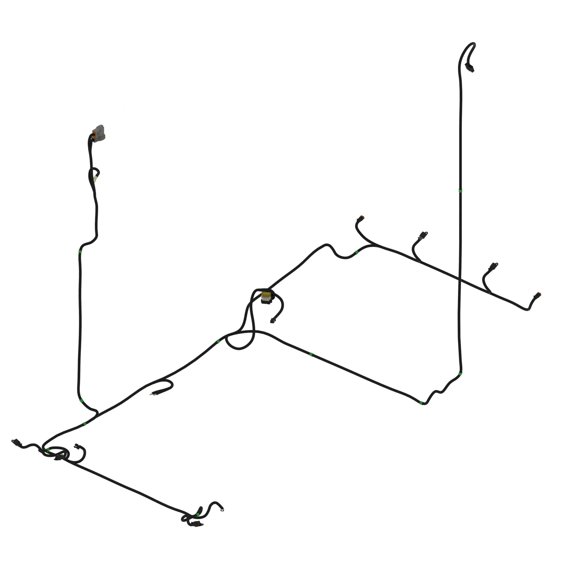 John Deere Cab Roof and Lights Wiring Harness - AT565745