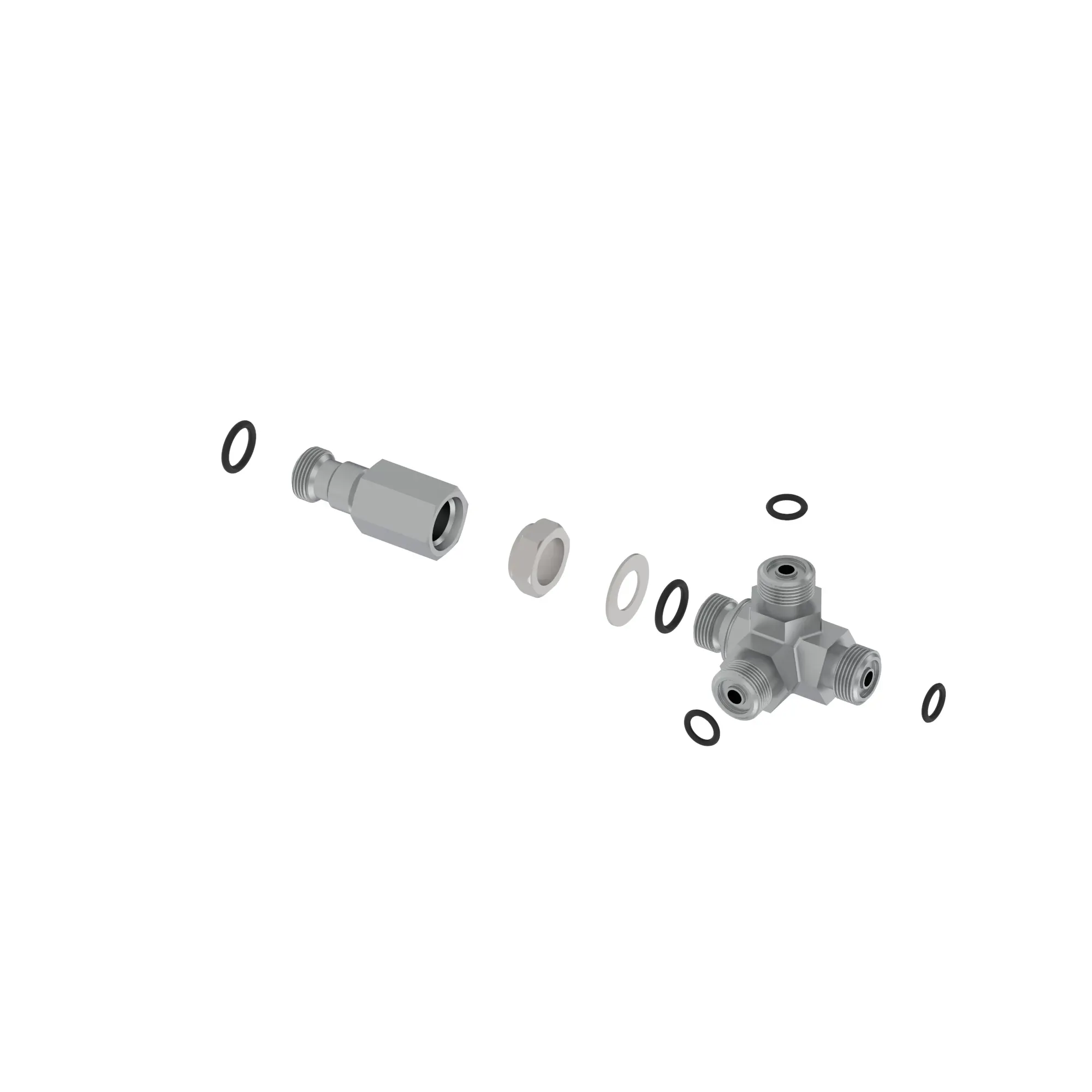 CHECK VALVE, WITH SPECIAL ORFS FITT