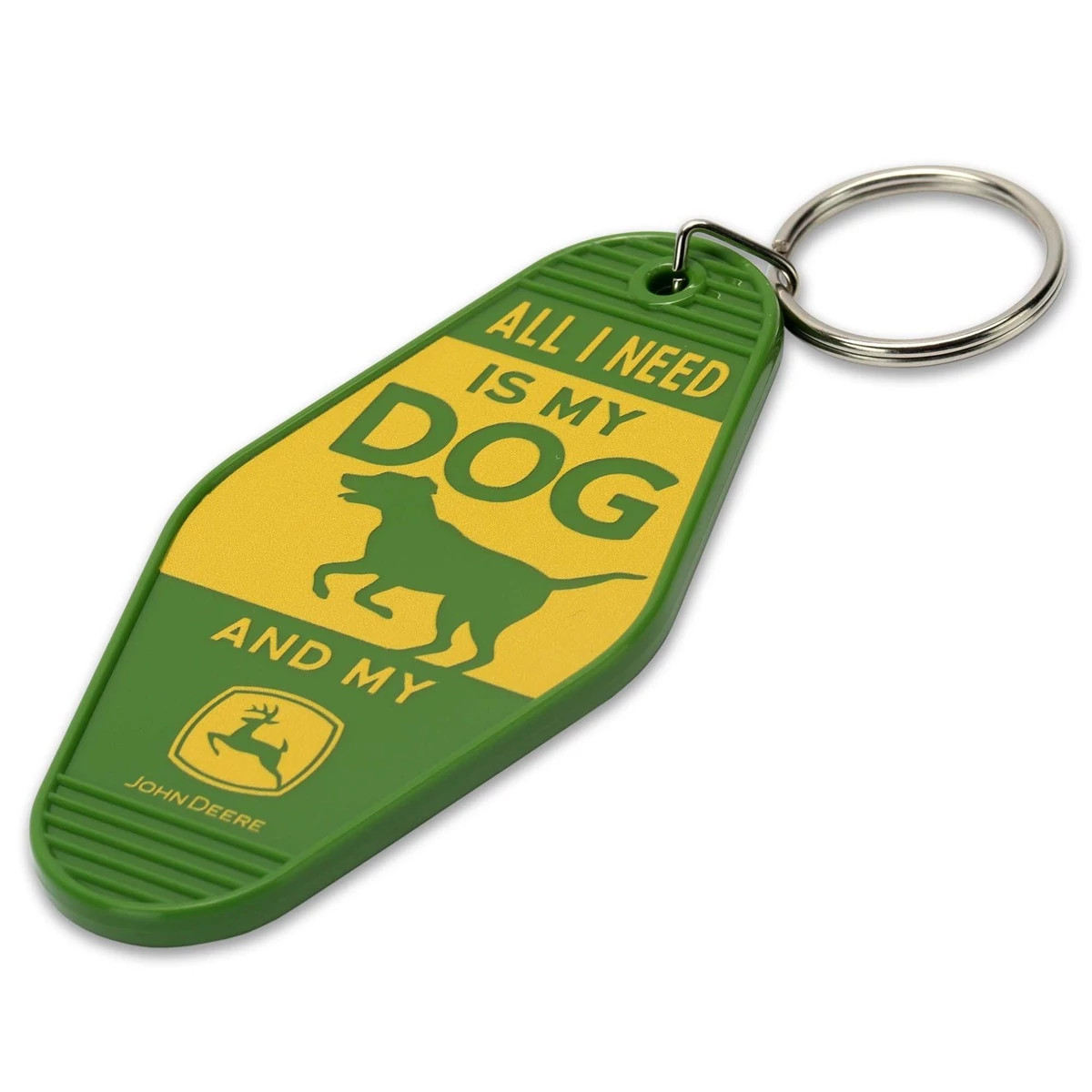 All I Need is My Dog and My John Deere Keychain