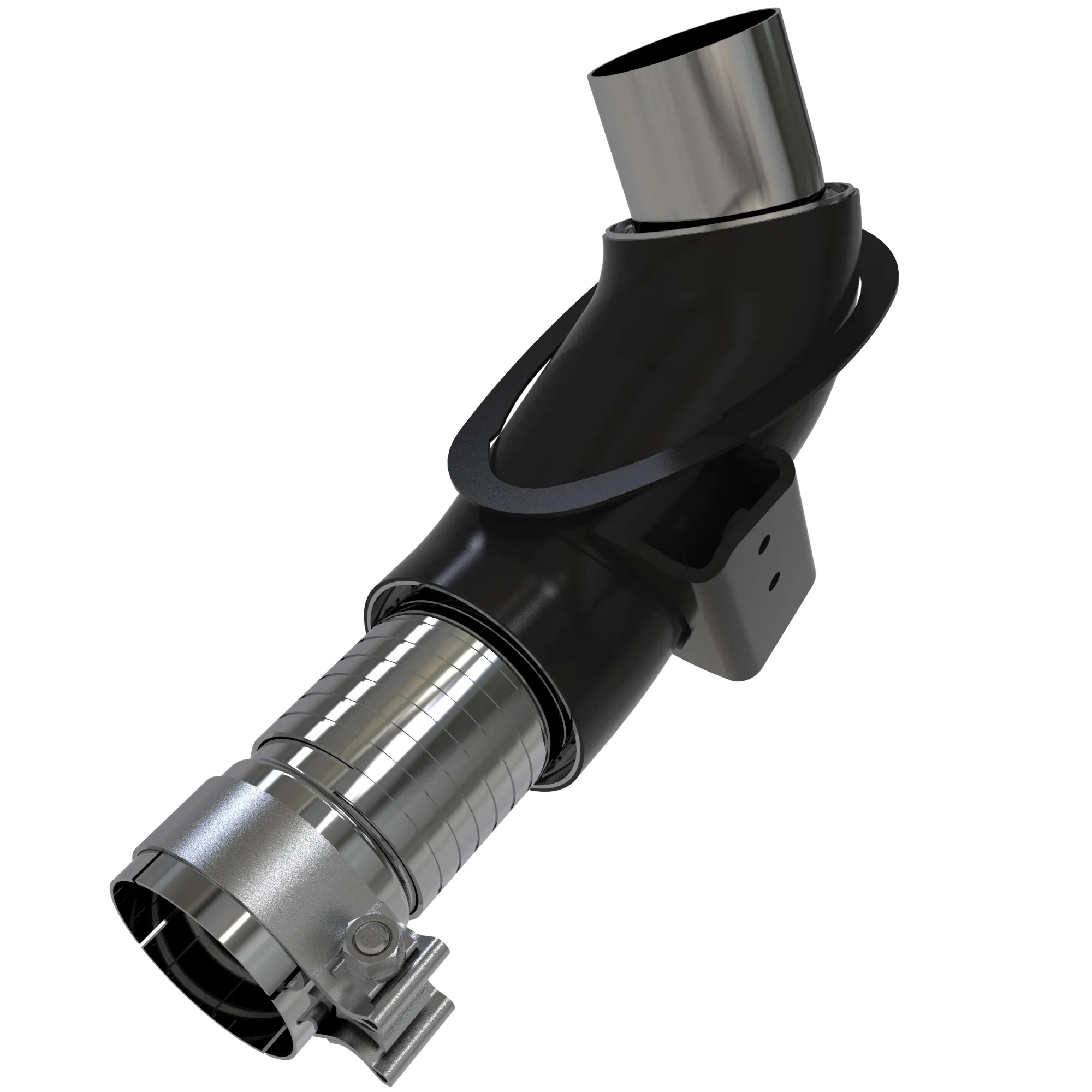 SCR OUTLET, STAGE V, SIDE EXHAUST