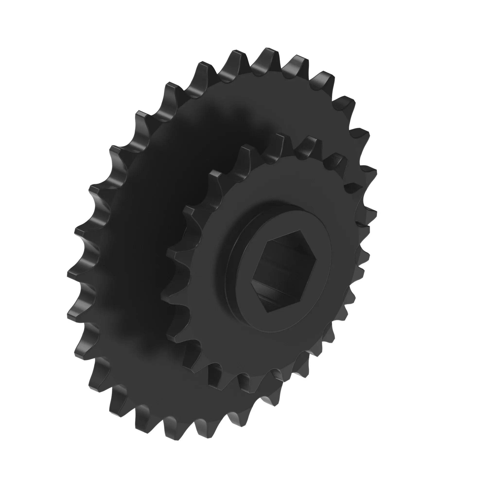 John Deere Seed Transmission Double Chain Sprocket, 18 and 28 Tooth - AA62993