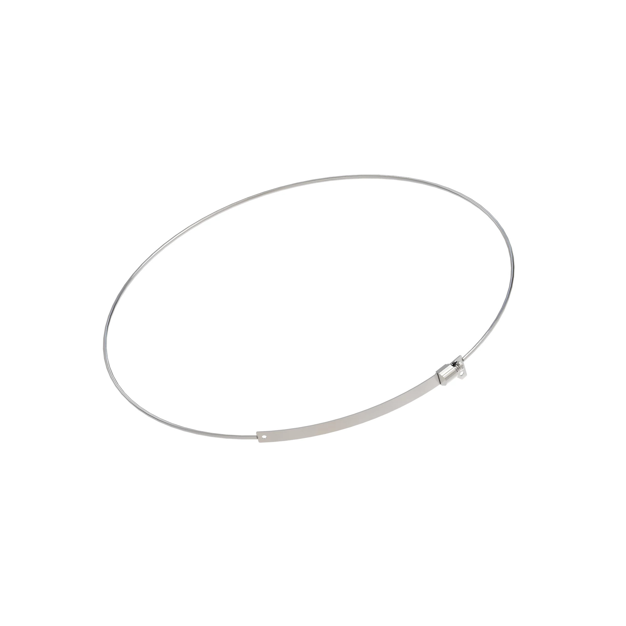 HOSE CLAMP, WORM GEAR, 12 IN. DUCT