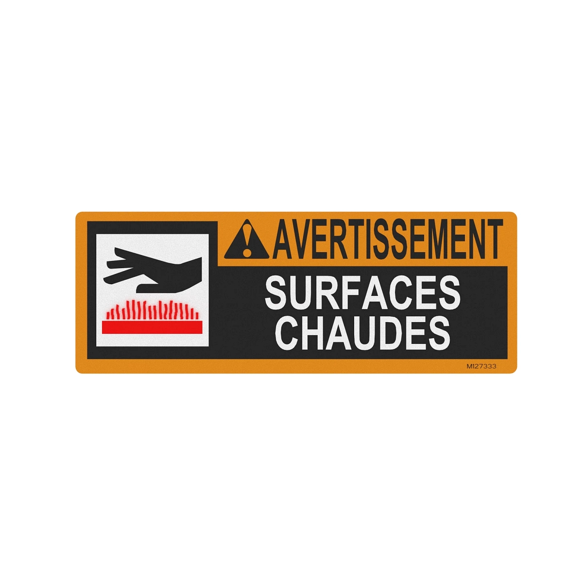 Label, Hot Surface Warning (Fr)