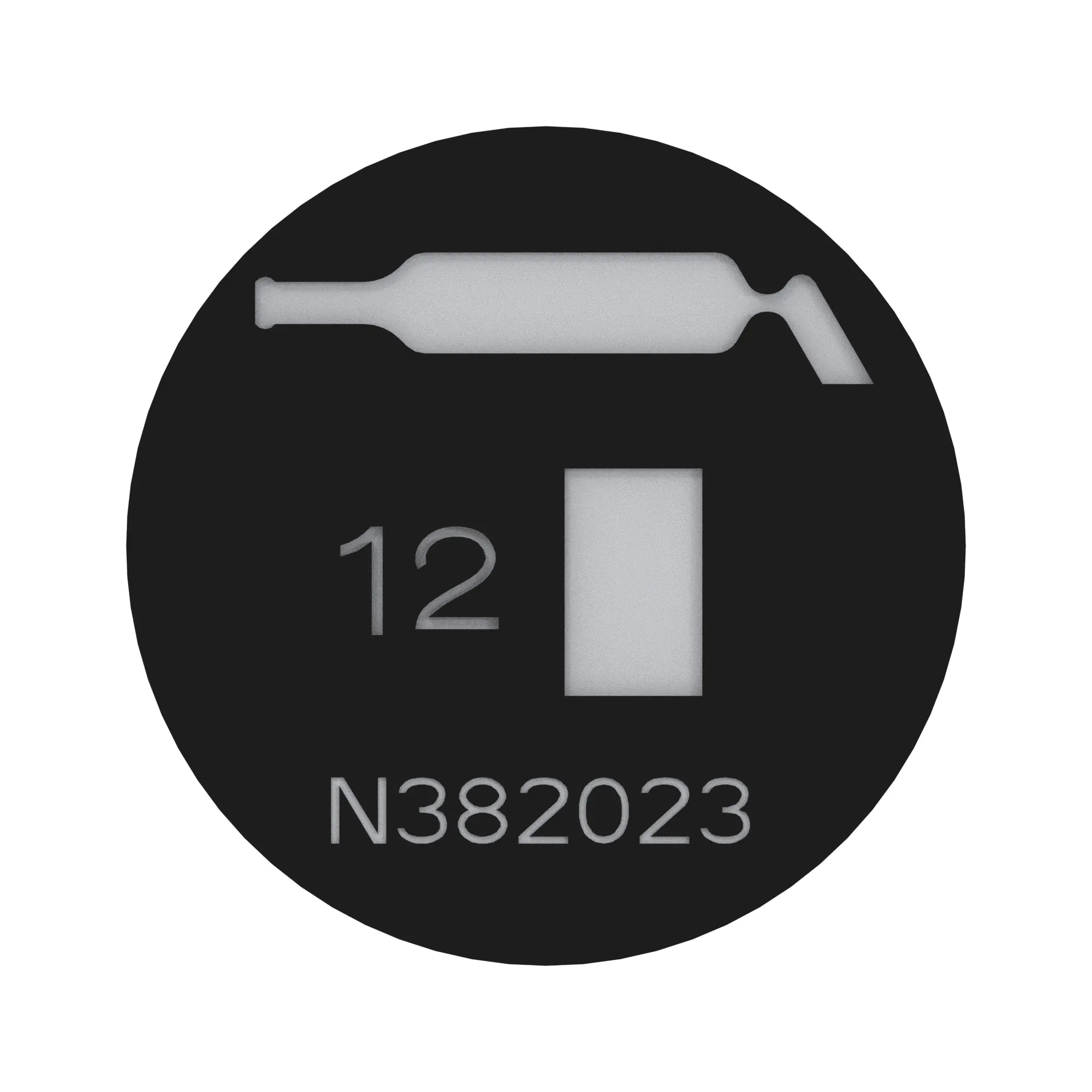 John Deere 12 Hour Grease Label - N382023
