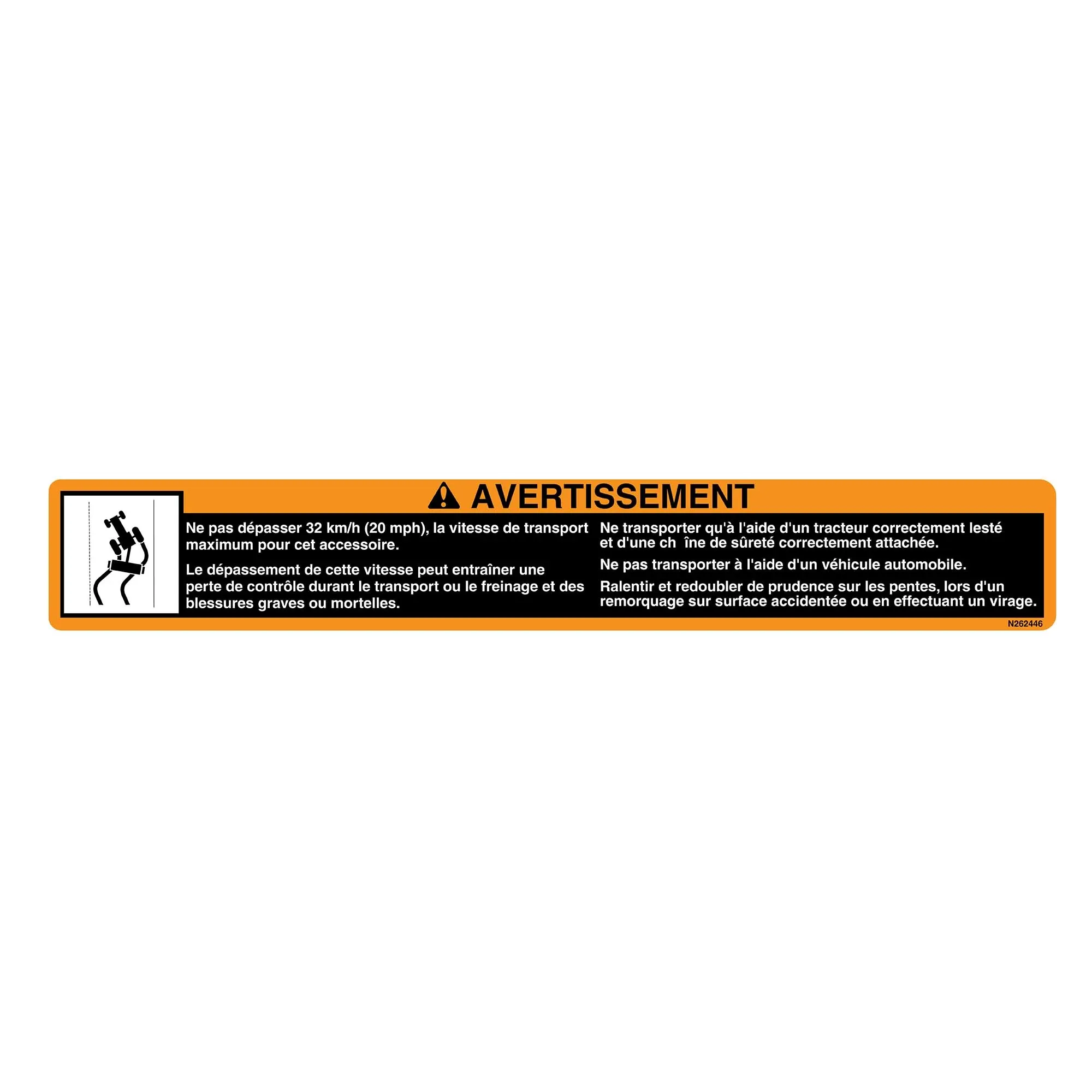 Safety Sign, Warning, French