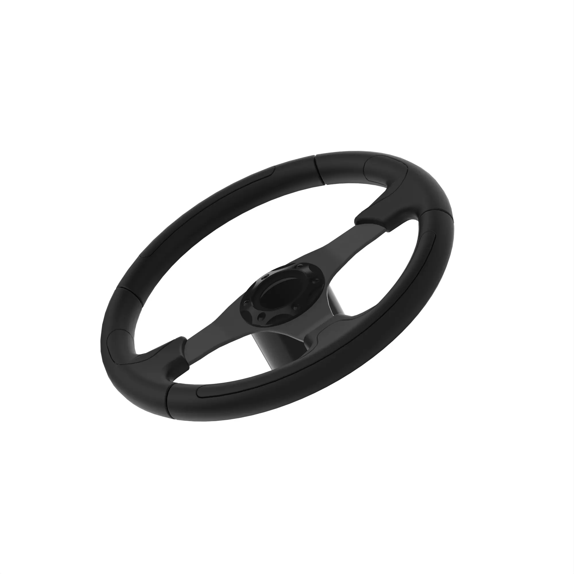 STEERING WHEEL, SPORT, BLACK