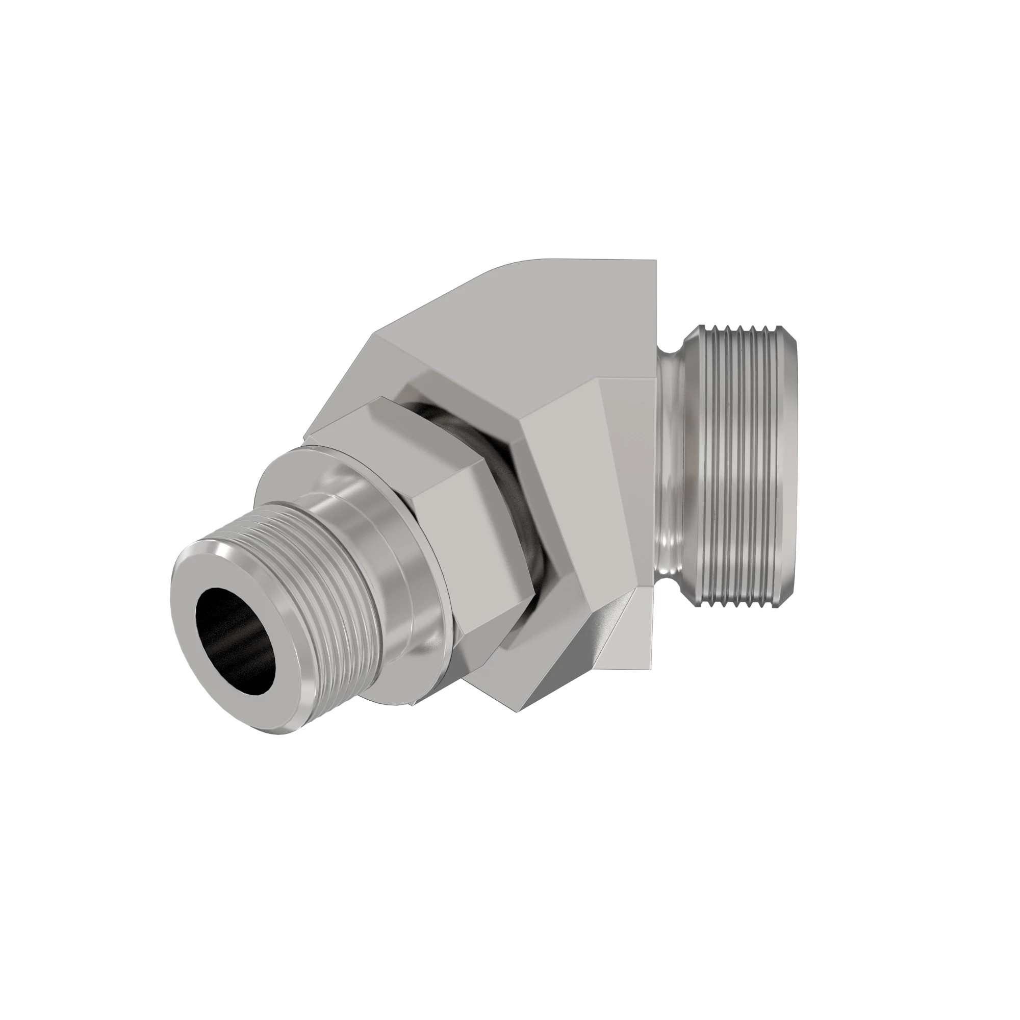 45 DEG STRAIGHT THREAD,O-RING FSF