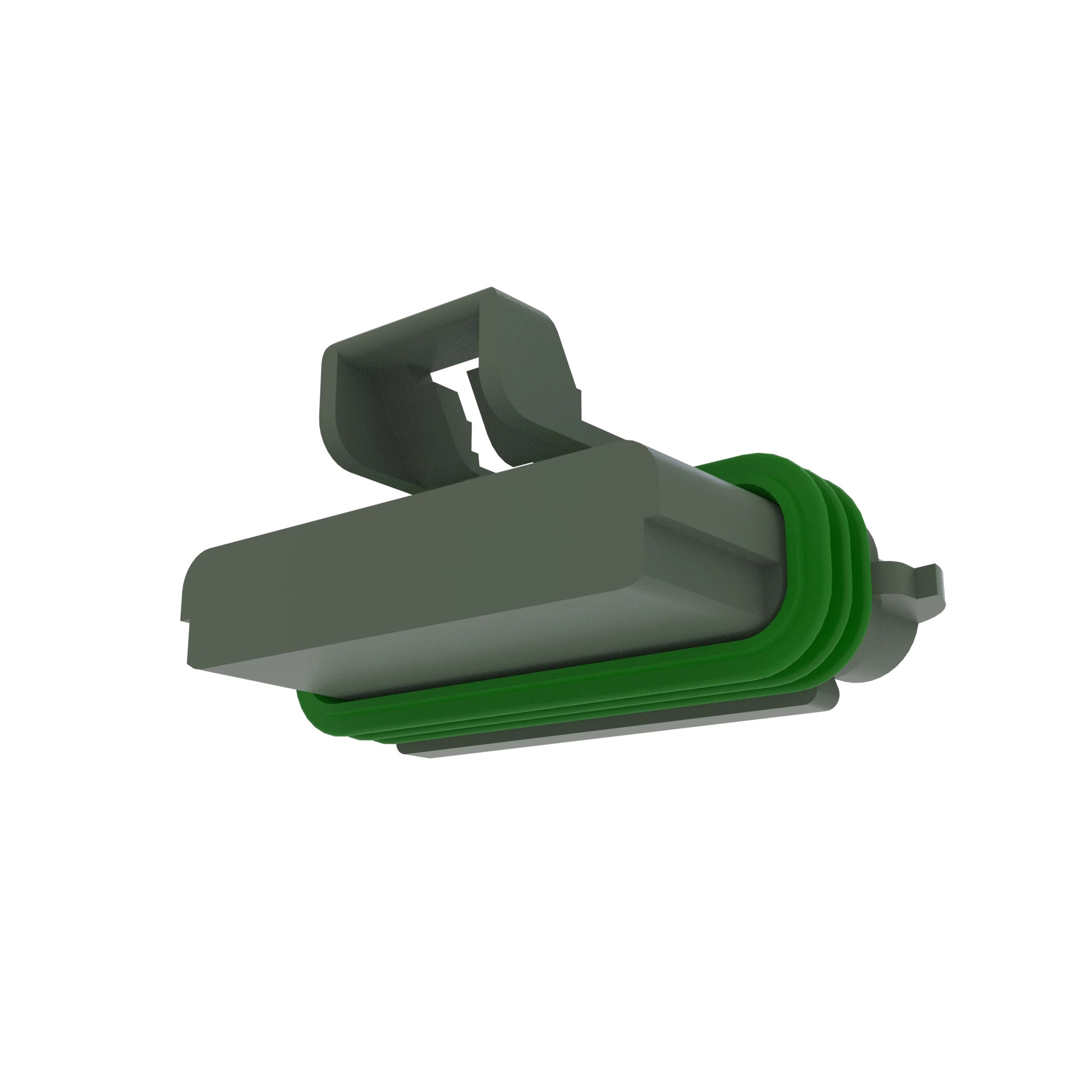 John Deere Medium Gray External Electrical Connector Housing, 5 Cavities - 57M7301