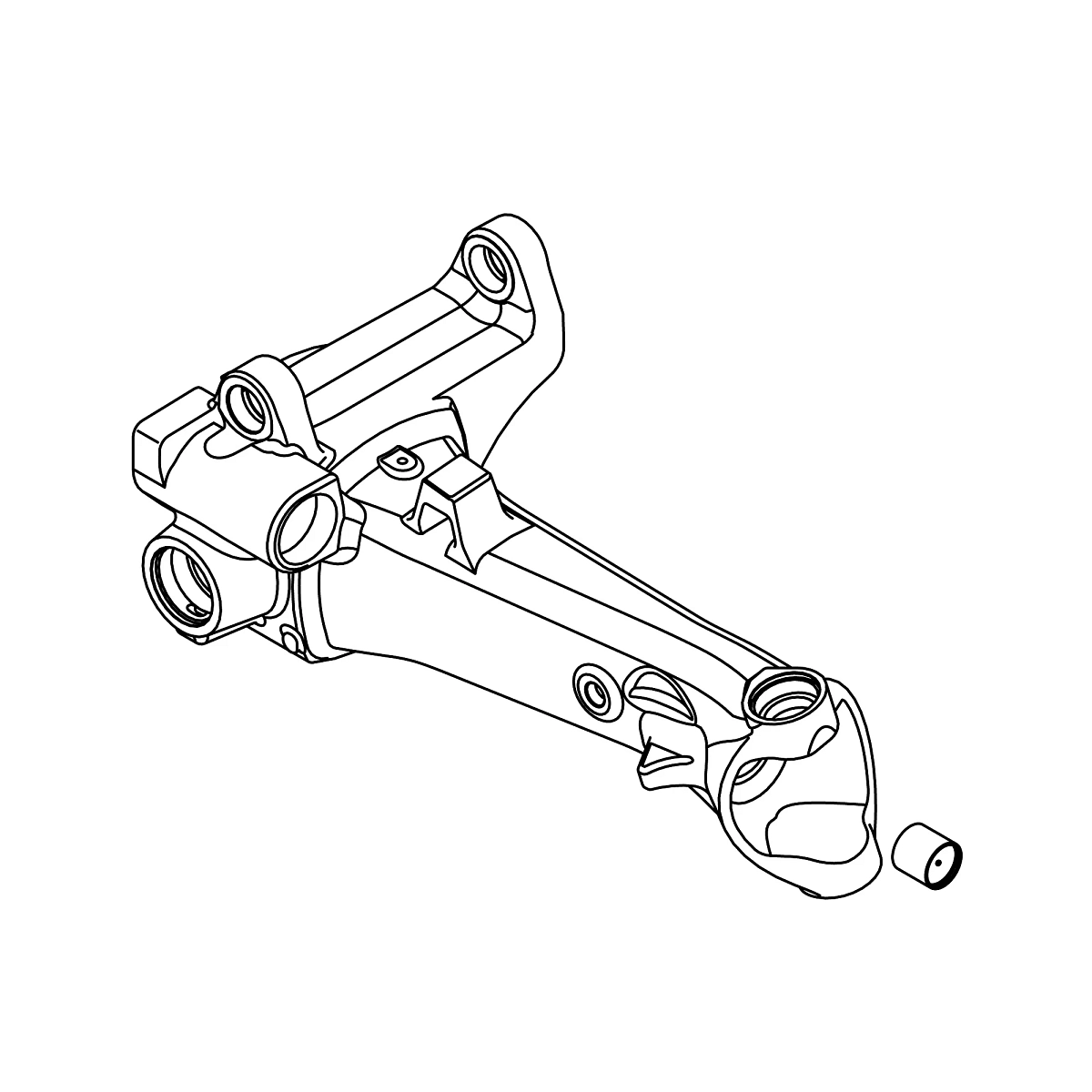 Axle Housing-Long With Bus